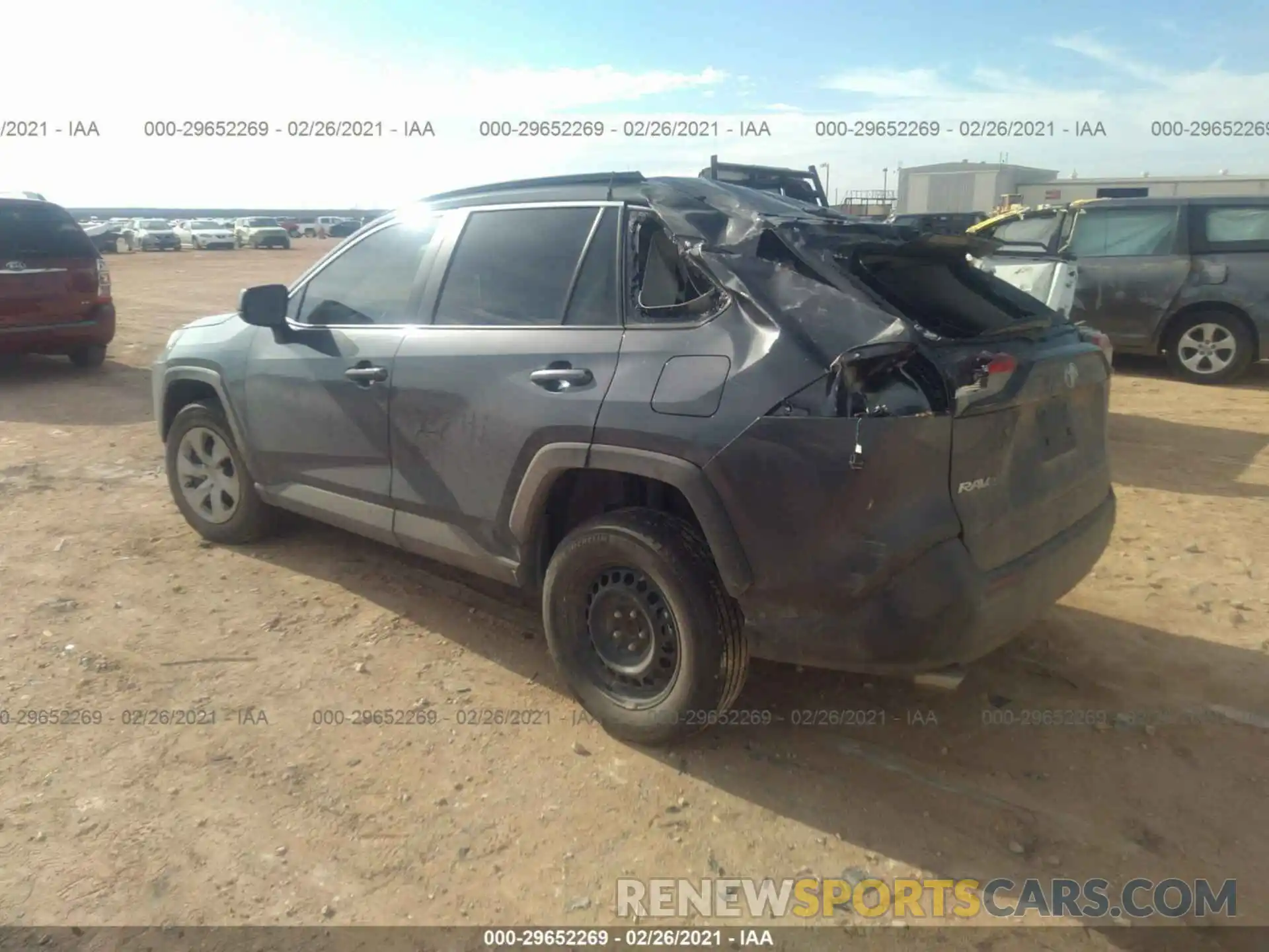 3 Photograph of a damaged car 2T3H1RFV9LW083323 TOYOTA RAV4 2020