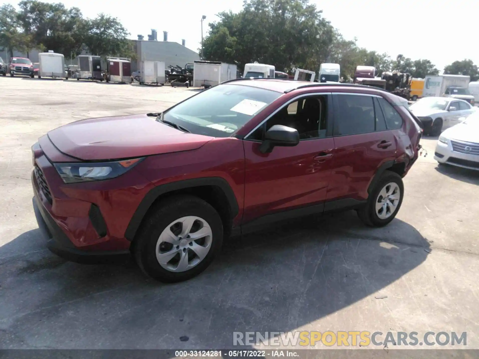 2 Photograph of a damaged car 2T3H1RFV9LW093026 TOYOTA RAV4 2020