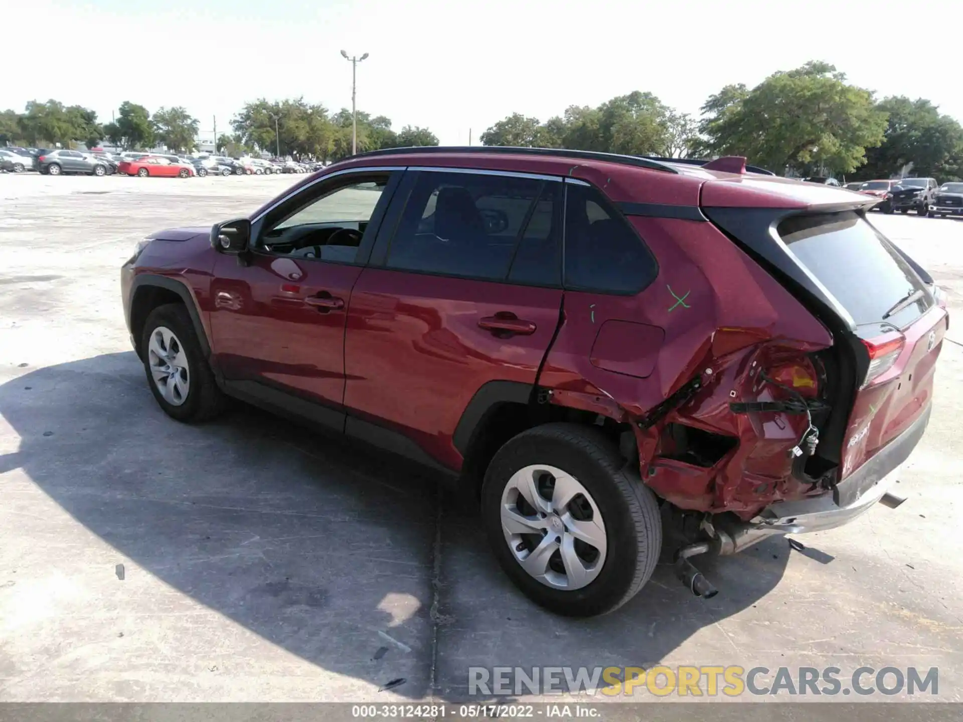 3 Photograph of a damaged car 2T3H1RFV9LW093026 TOYOTA RAV4 2020