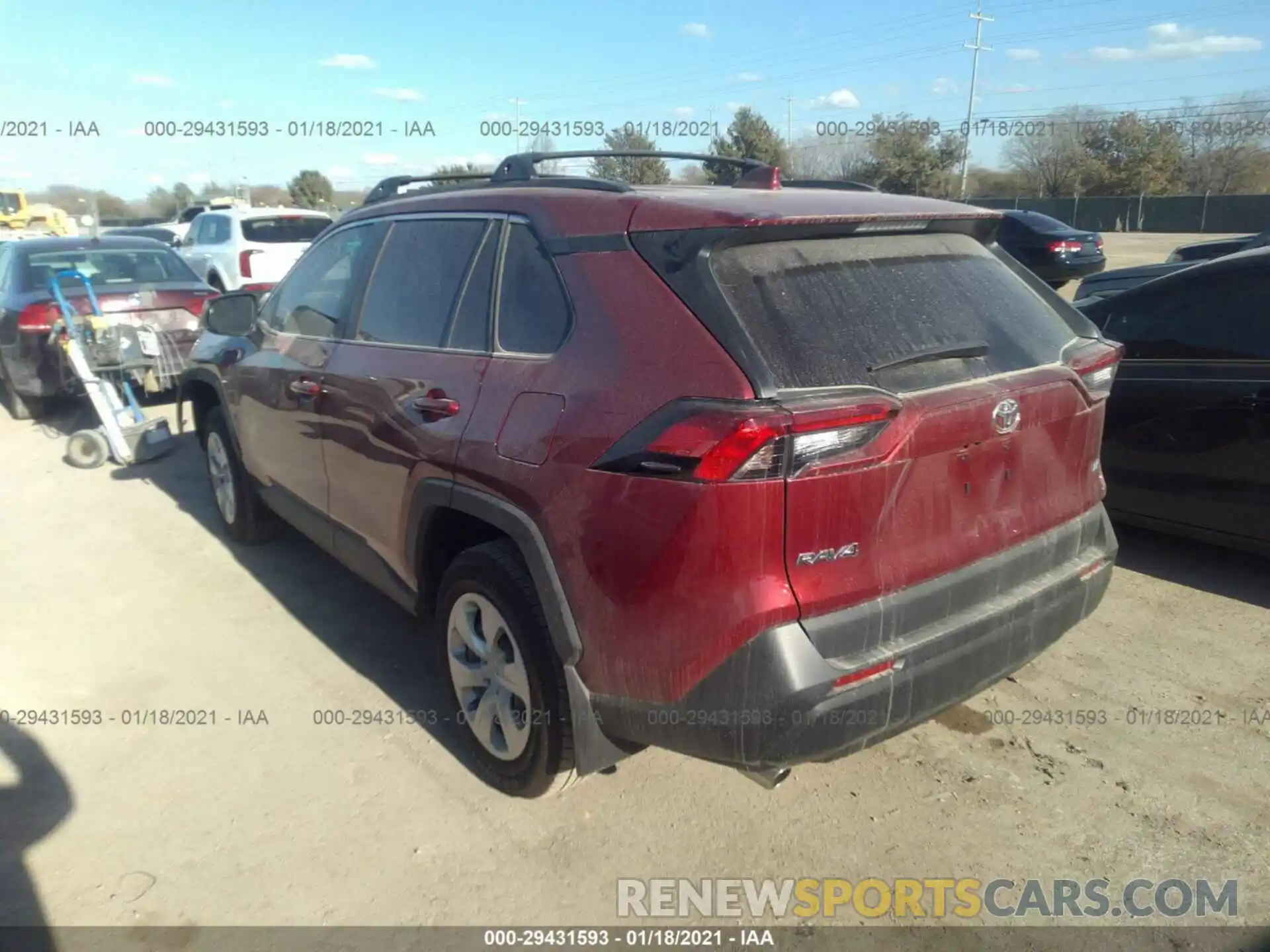 3 Photograph of a damaged car 2T3H1RFV9LW095388 TOYOTA RAV4 2020