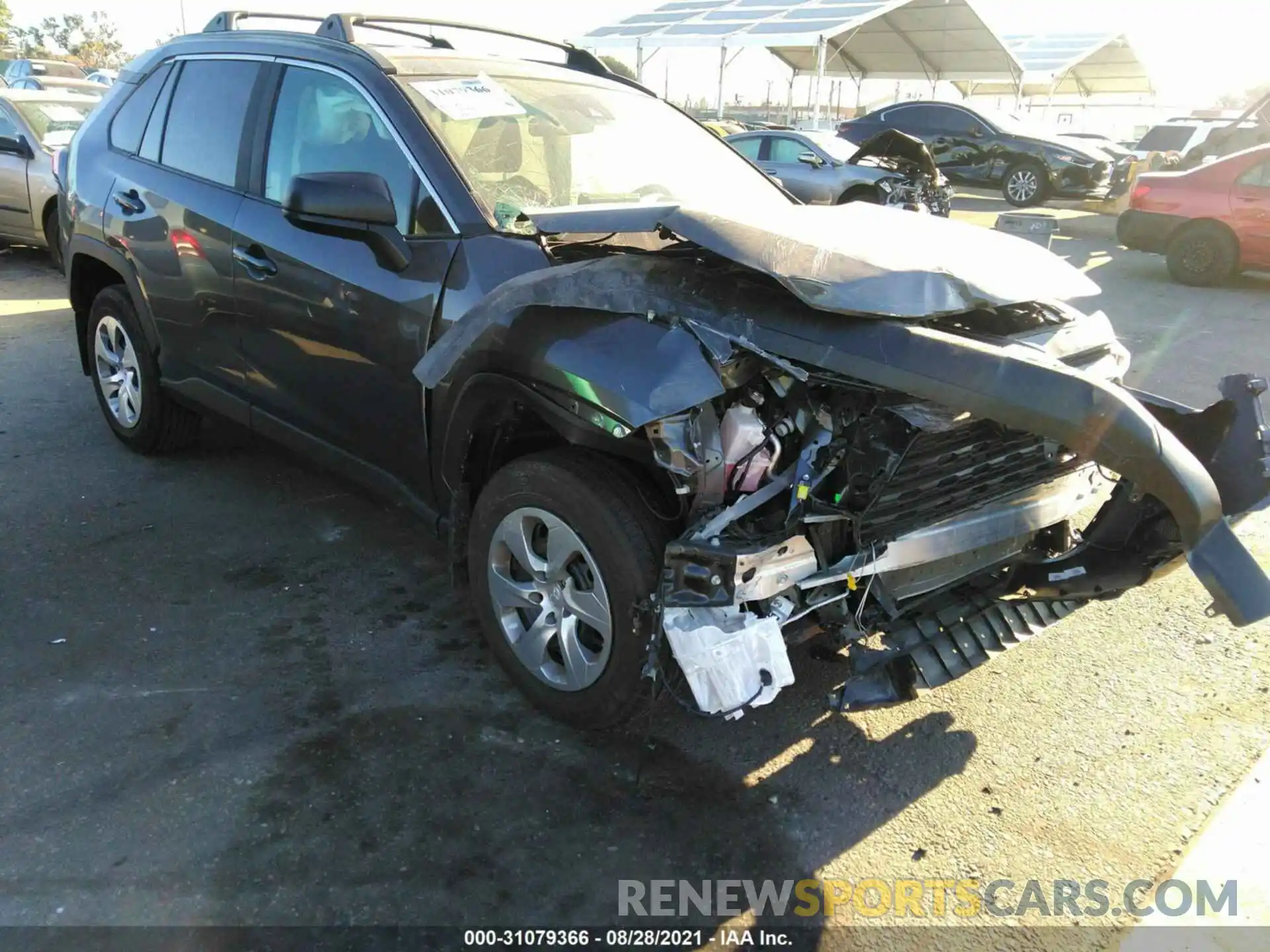 1 Photograph of a damaged car 2T3H1RFV9LW098923 TOYOTA RAV4 2020