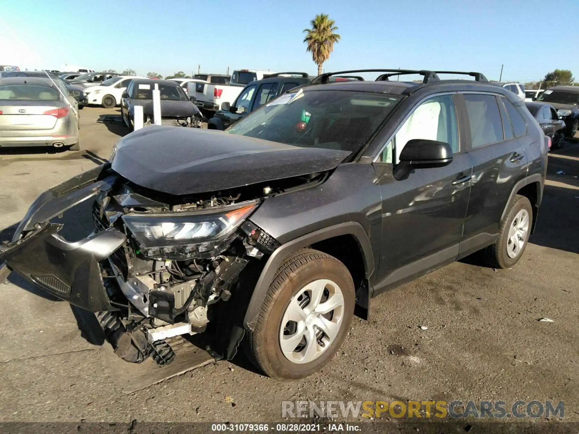 2 Photograph of a damaged car 2T3H1RFV9LW098923 TOYOTA RAV4 2020