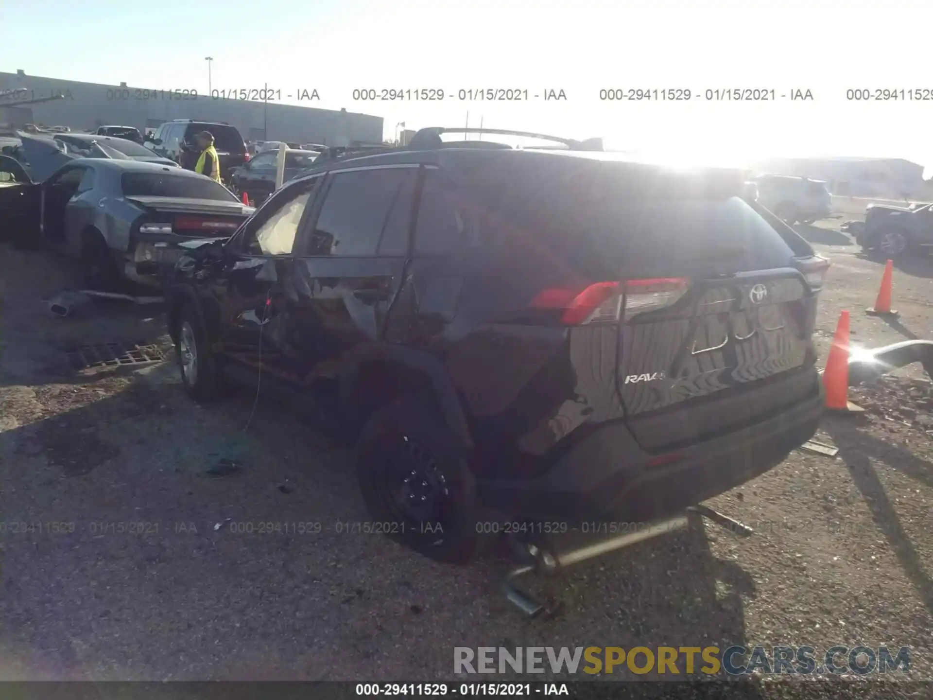 3 Photograph of a damaged car 2T3H1RFV9LW103618 TOYOTA RAV4 2020