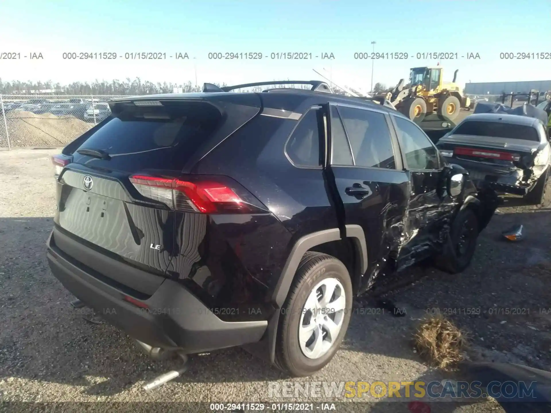 4 Photograph of a damaged car 2T3H1RFV9LW103618 TOYOTA RAV4 2020