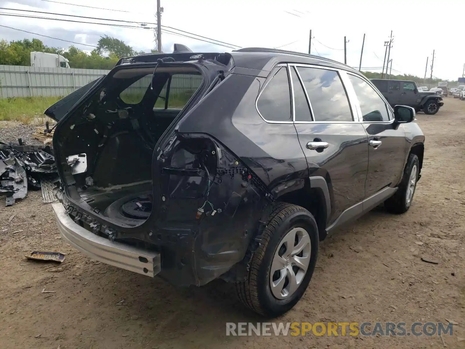 4 Фотография поврежденного автомобиля 2T3H1RFVXLC033693 TOYOTA RAV4 2020