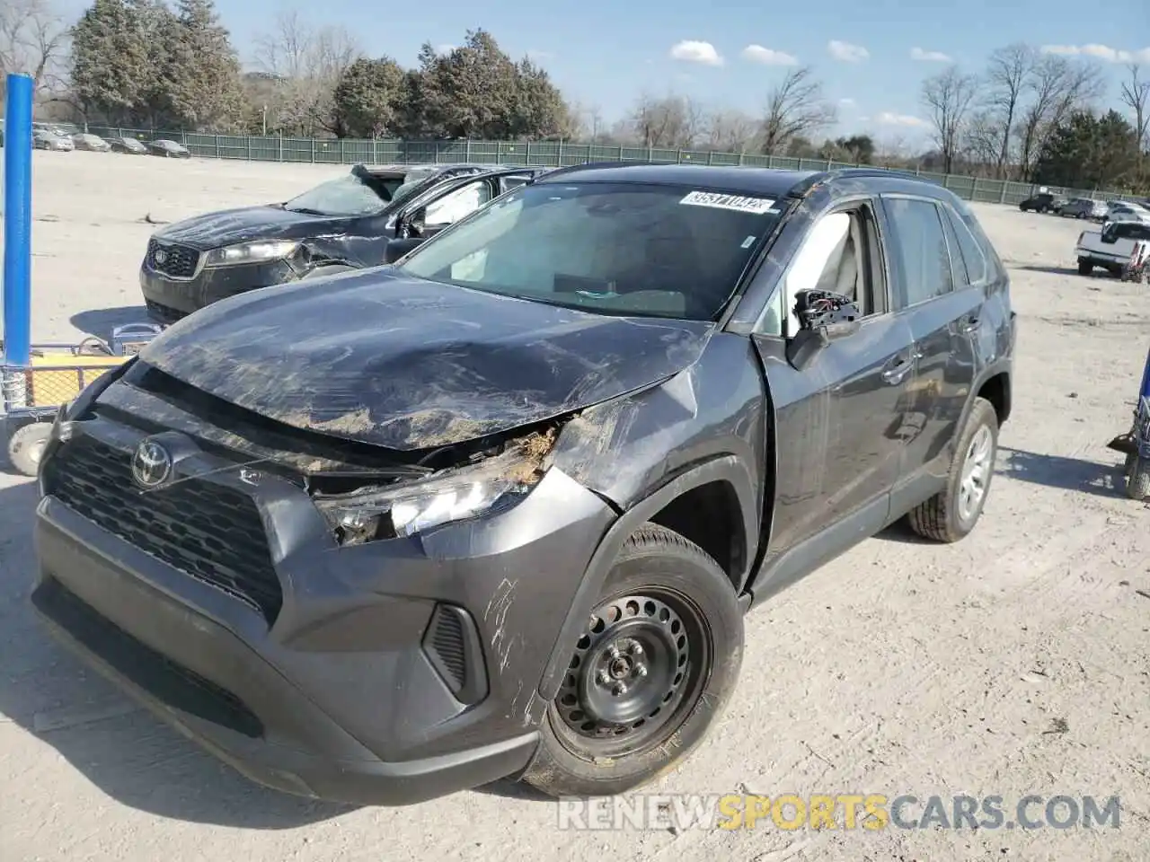 2 Photograph of a damaged car 2T3H1RFVXLC034567 TOYOTA RAV4 2020