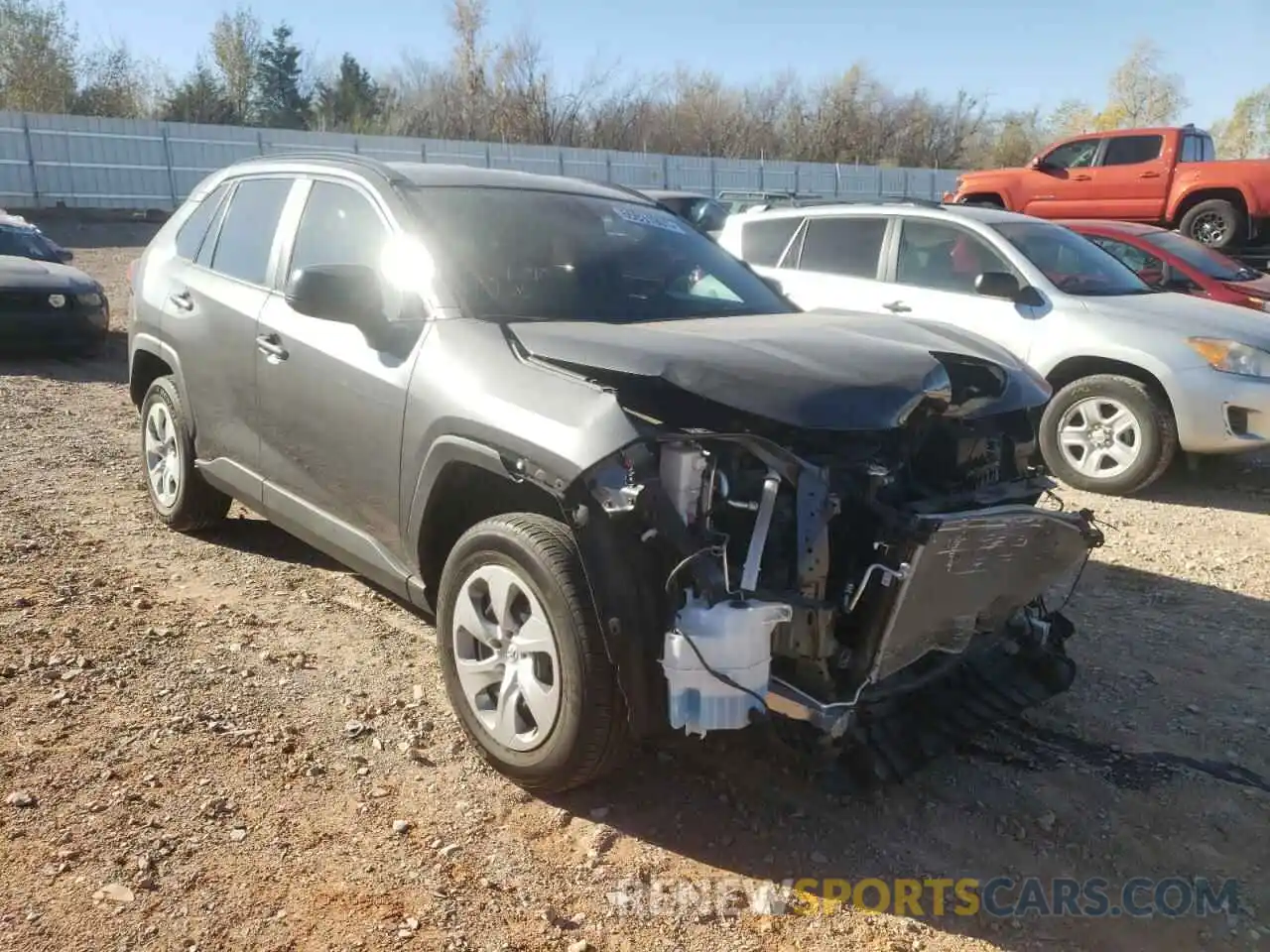 1 Photograph of a damaged car 2T3H1RFVXLC035976 TOYOTA RAV4 2020