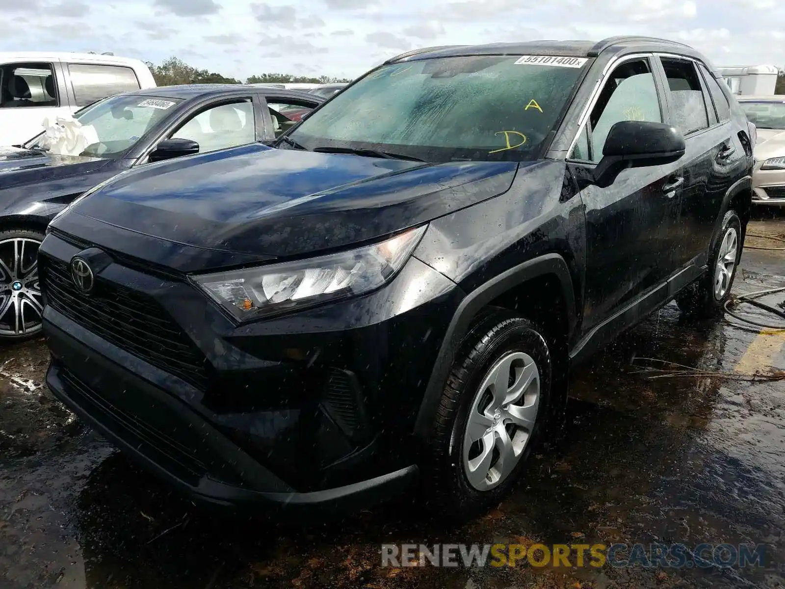 2 Photograph of a damaged car 2T3H1RFVXLC037338 TOYOTA RAV4 2020