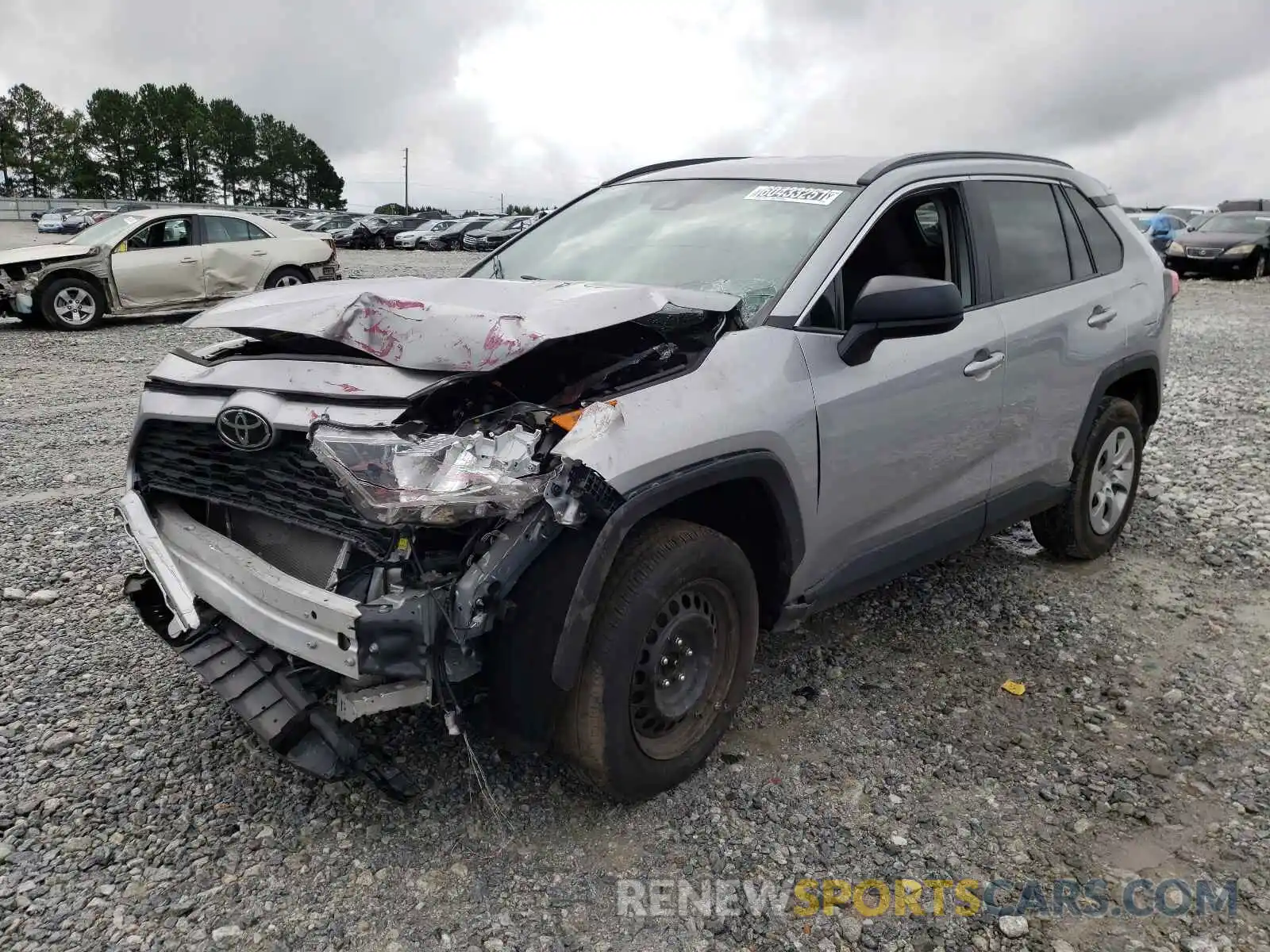 2 Photograph of a damaged car 2T3H1RFVXLC041356 TOYOTA RAV4 2020