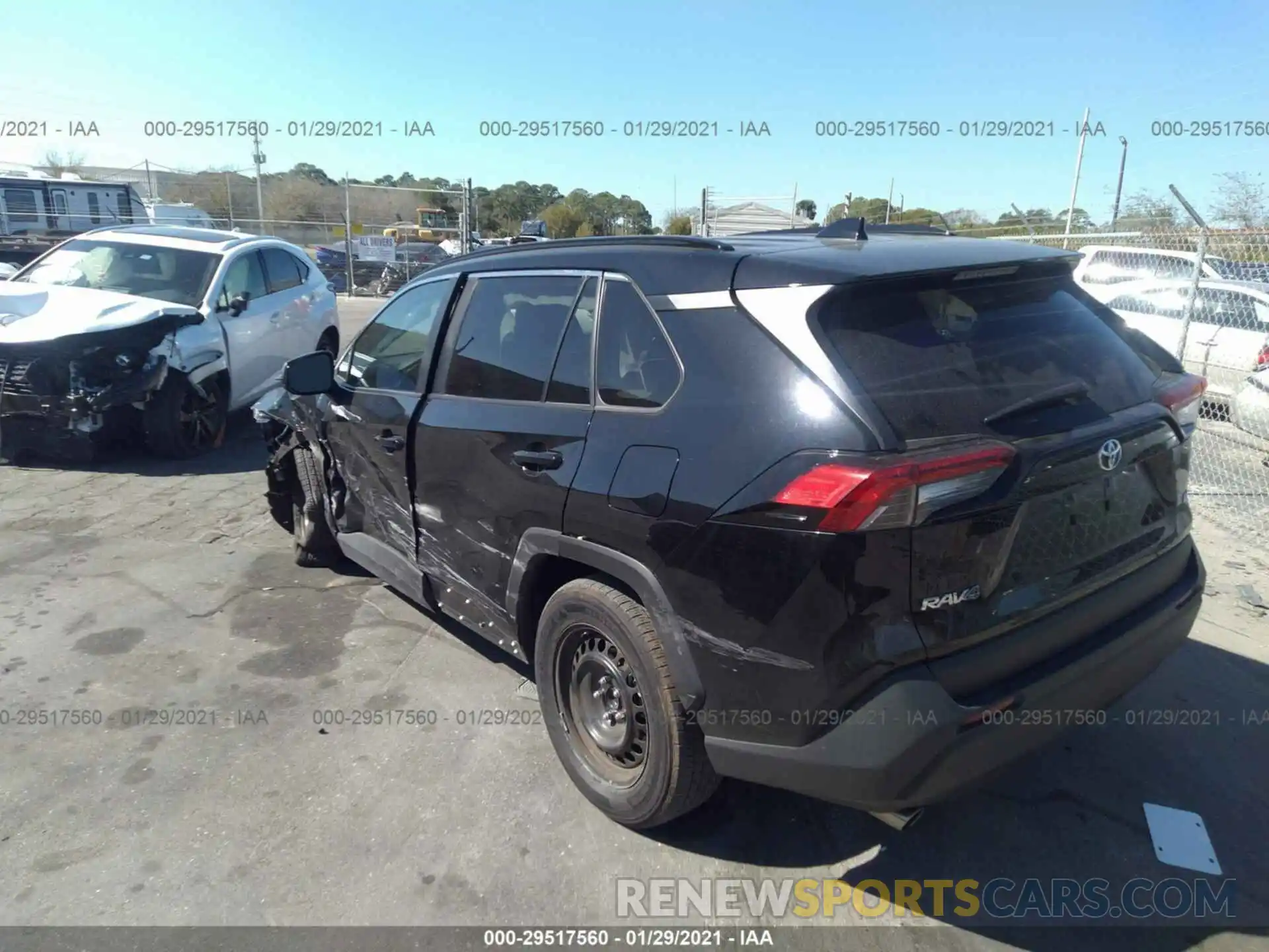 3 Photograph of a damaged car 2T3H1RFVXLC045326 TOYOTA RAV4 2020