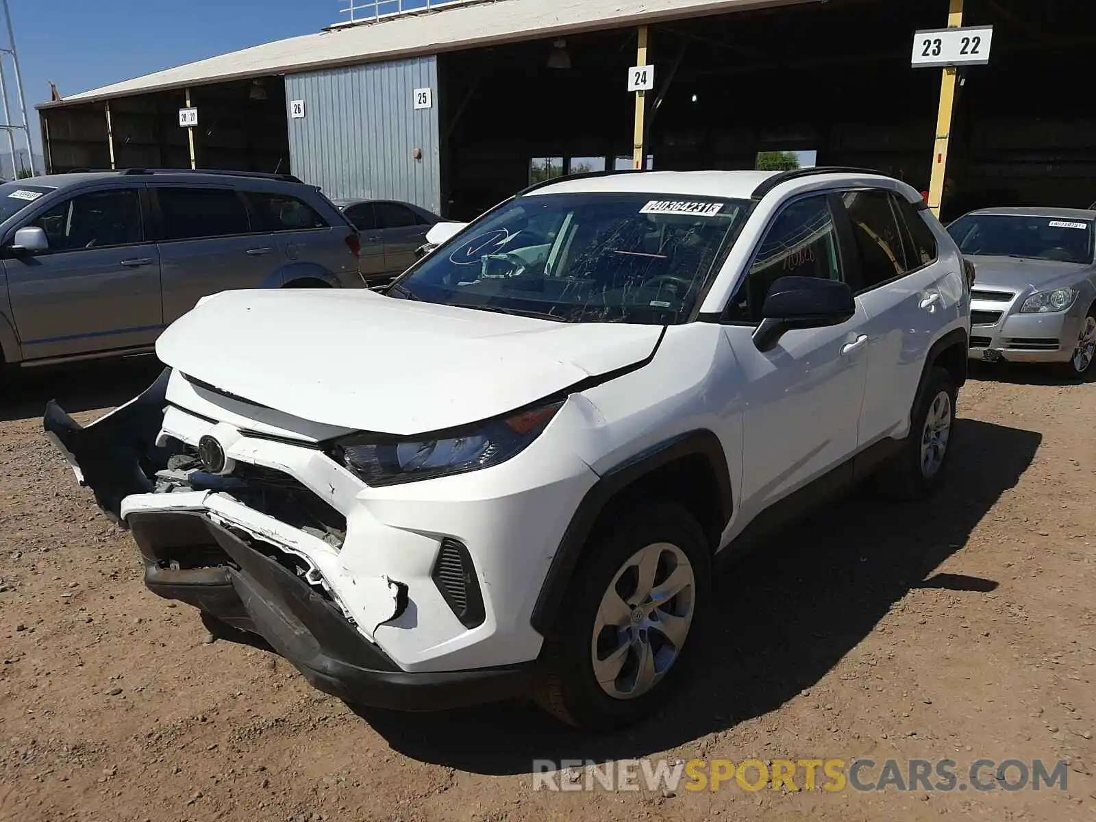 2 Photograph of a damaged car 2T3H1RFVXLC047254 TOYOTA RAV4 2020