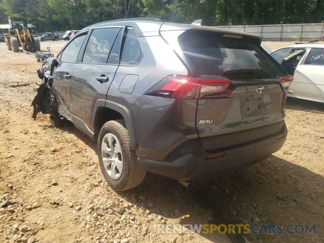 3 Photograph of a damaged car 2T3H1RFVXLC049036 TOYOTA RAV4 2020