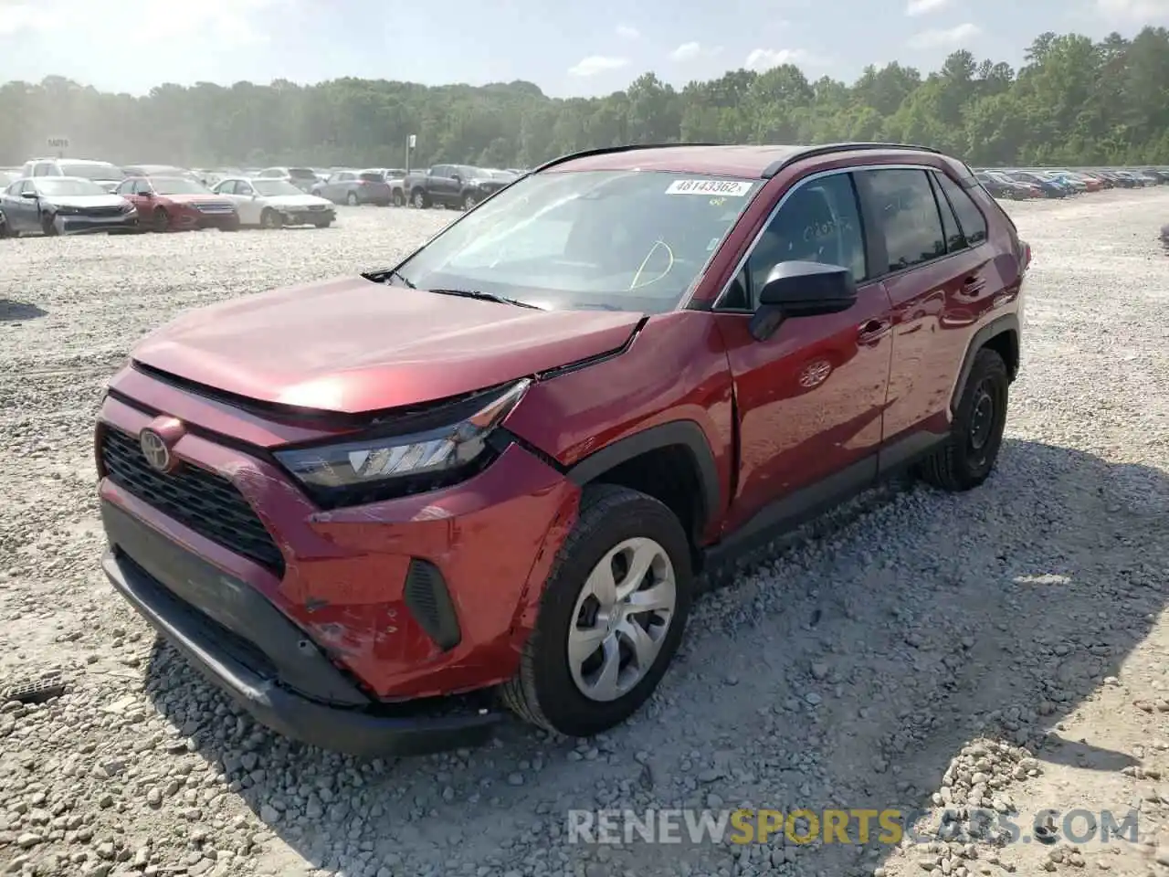 2 Фотография поврежденного автомобиля 2T3H1RFVXLC049604 TOYOTA RAV4 2020