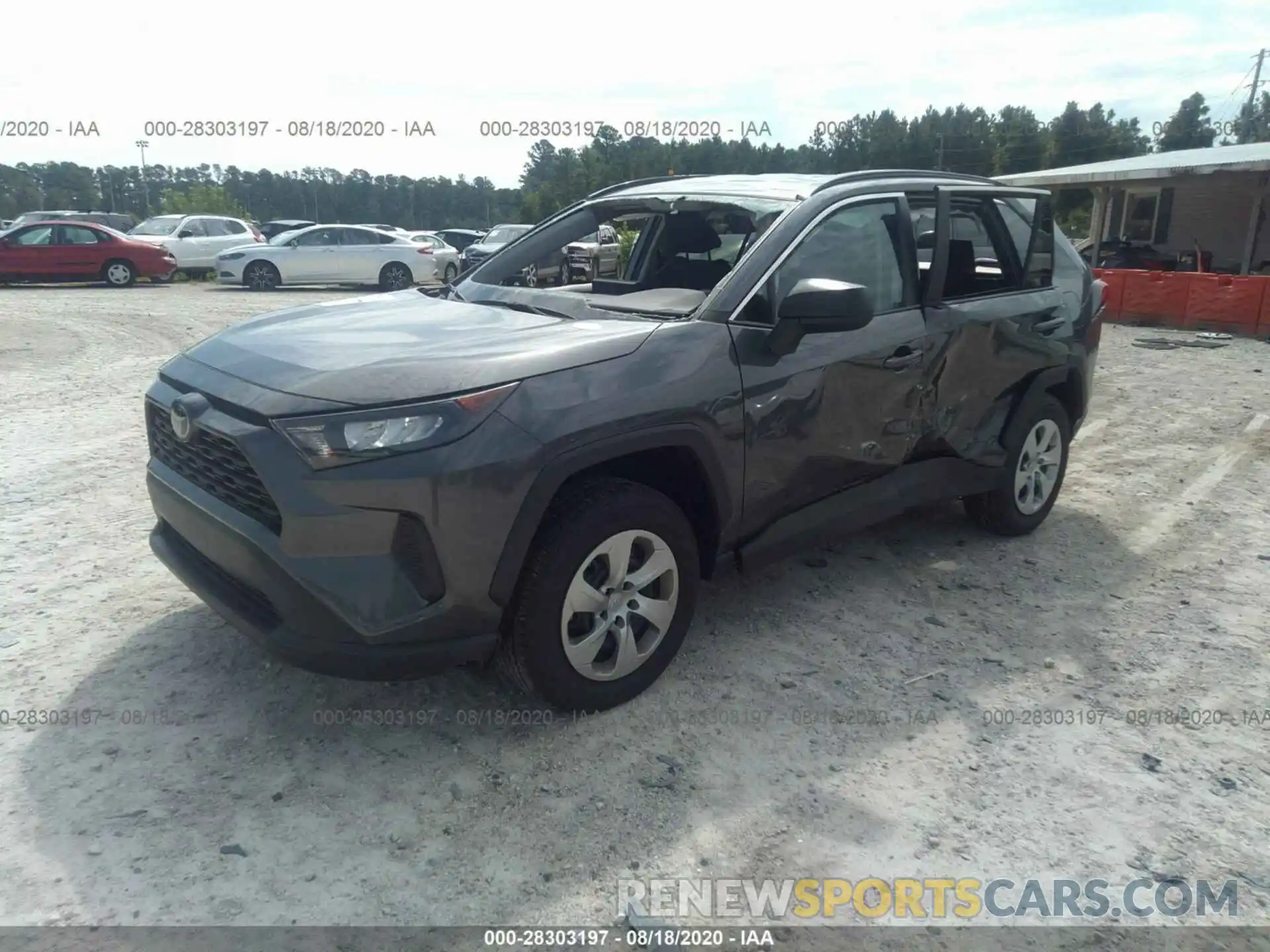 2 Photograph of a damaged car 2T3H1RFVXLC055905 TOYOTA RAV4 2020