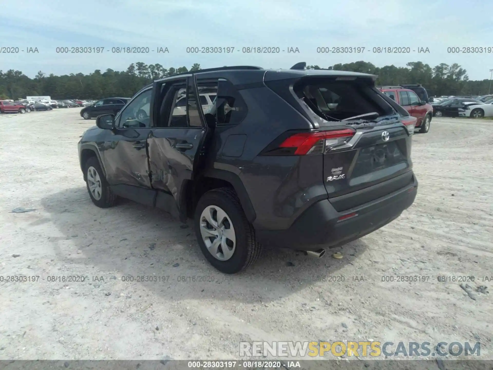 3 Photograph of a damaged car 2T3H1RFVXLC055905 TOYOTA RAV4 2020