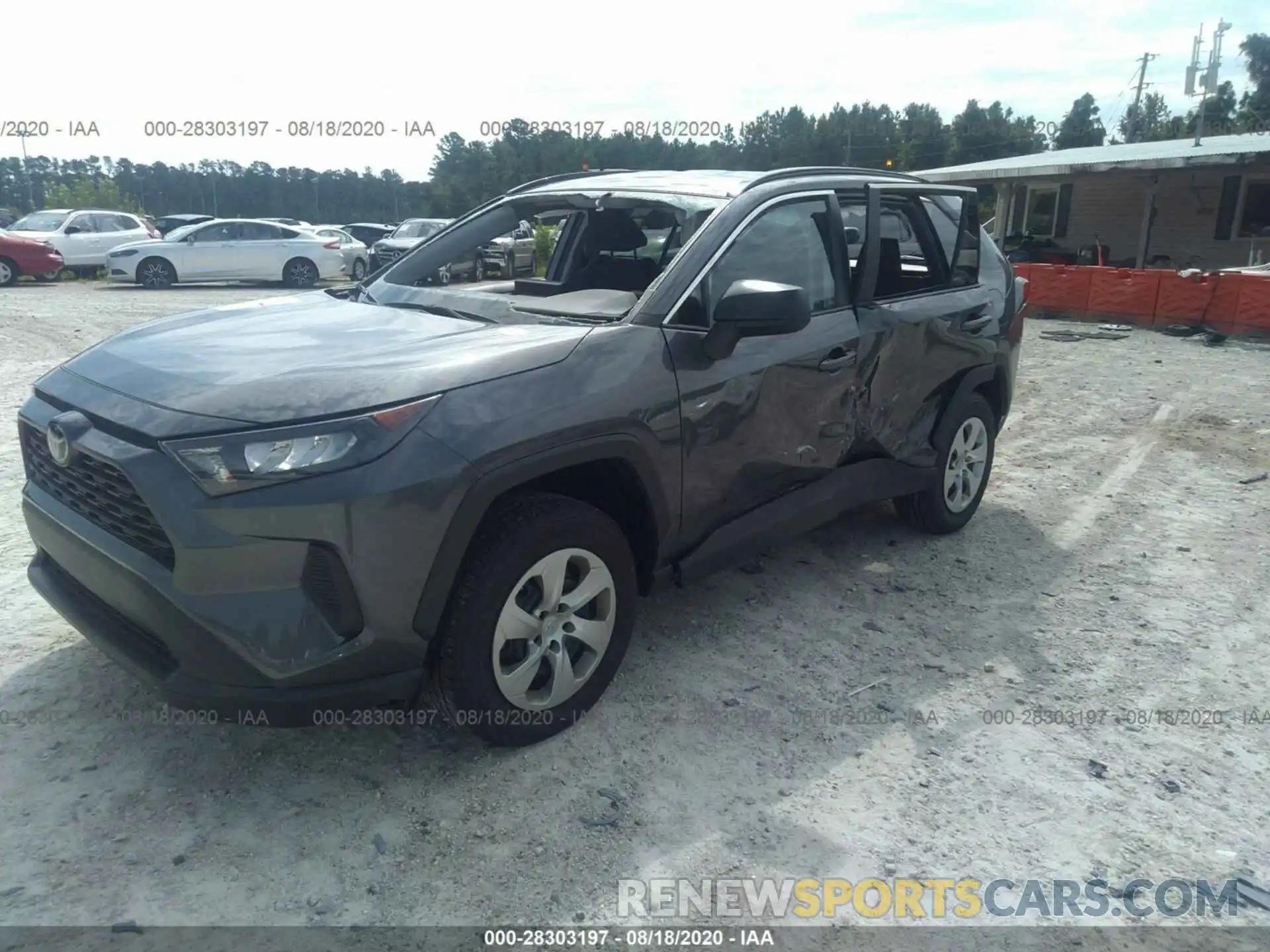 6 Photograph of a damaged car 2T3H1RFVXLC055905 TOYOTA RAV4 2020