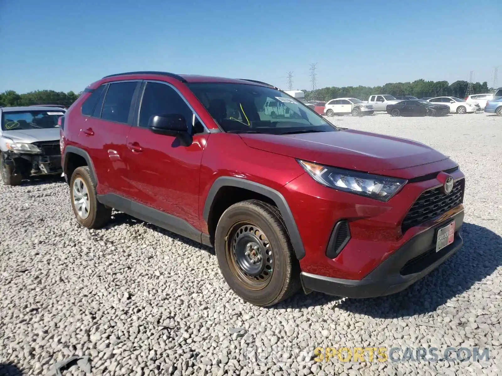 1 Photograph of a damaged car 2T3H1RFVXLC063258 TOYOTA RAV4 2020