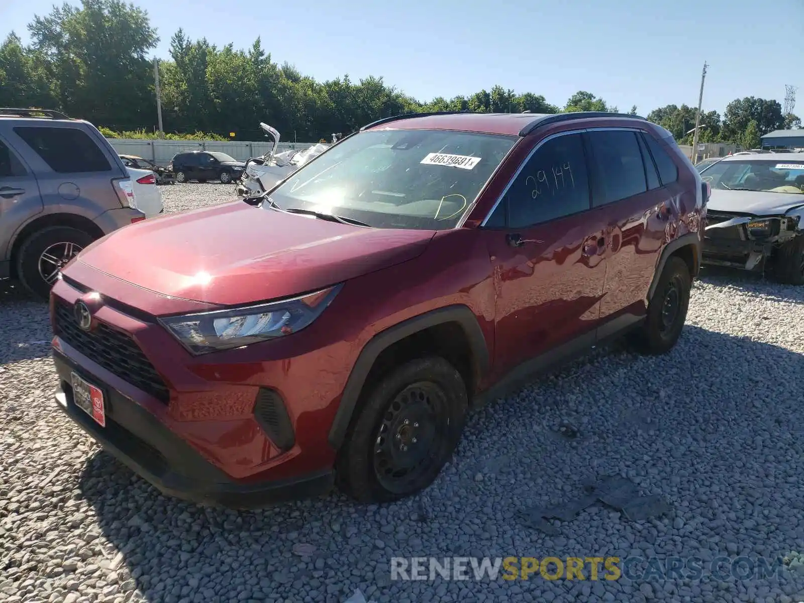 2 Photograph of a damaged car 2T3H1RFVXLC063258 TOYOTA RAV4 2020