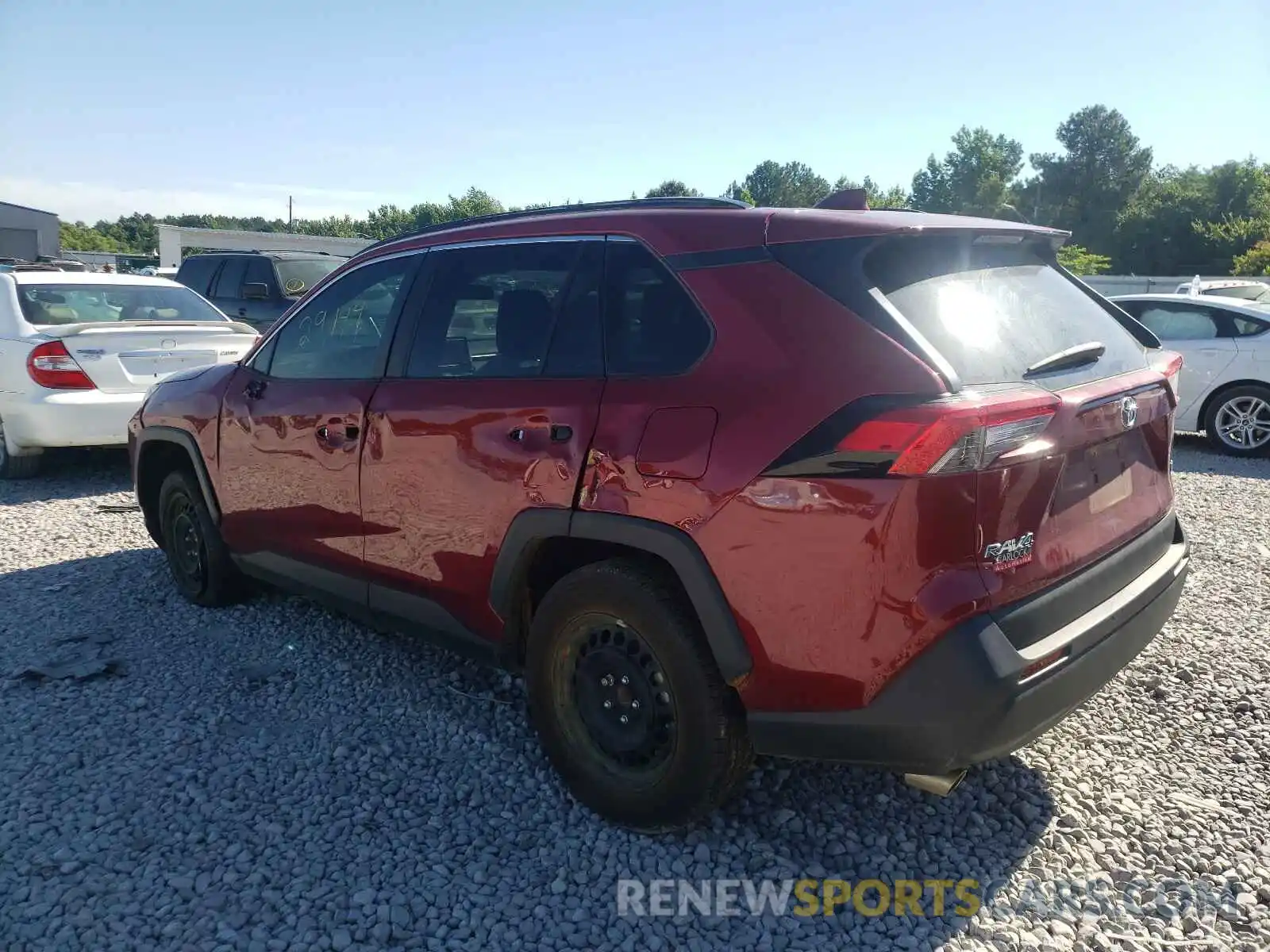 3 Photograph of a damaged car 2T3H1RFVXLC063258 TOYOTA RAV4 2020