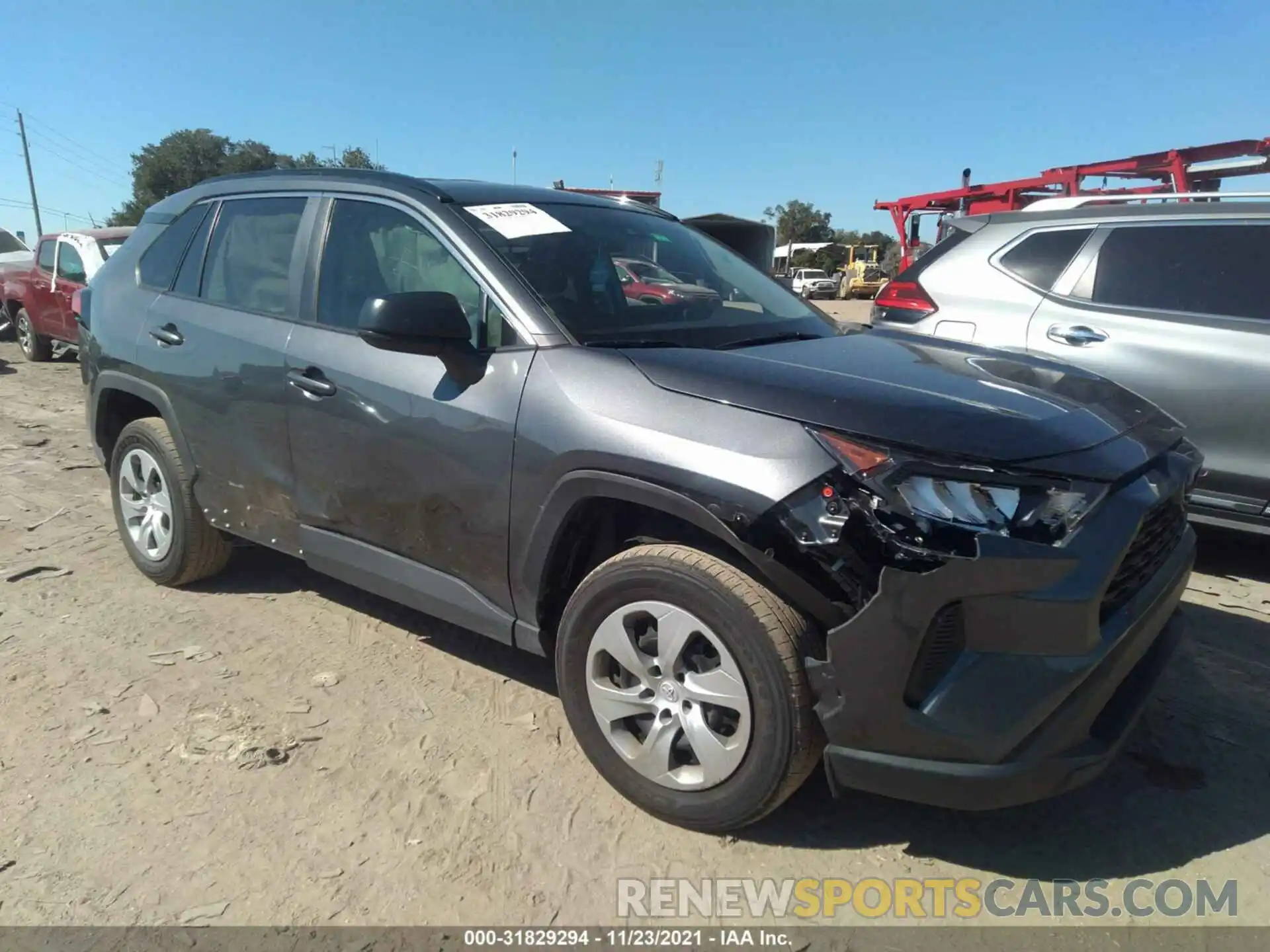 1 Photograph of a damaged car 2T3H1RFVXLC063616 TOYOTA RAV4 2020