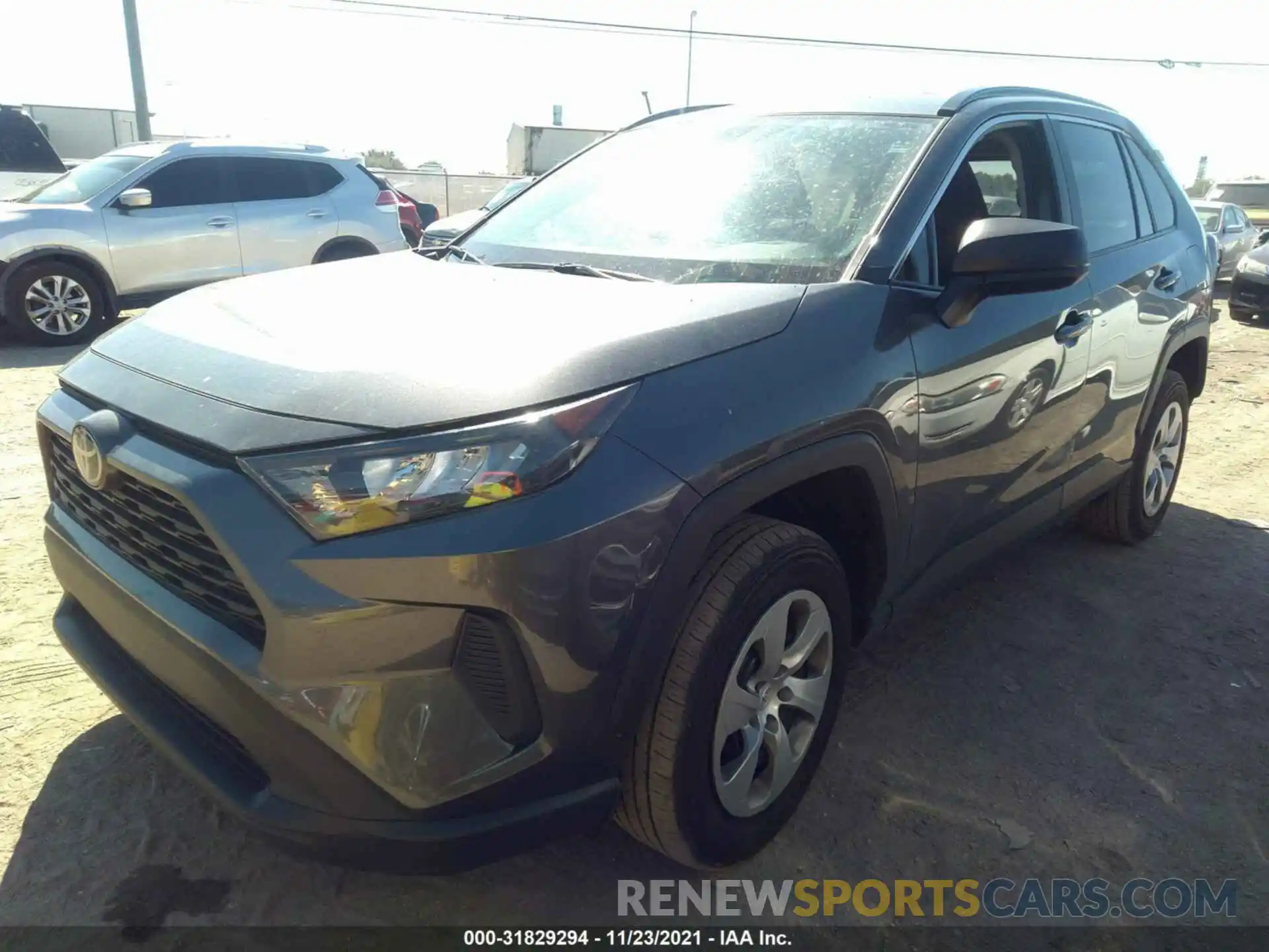 2 Photograph of a damaged car 2T3H1RFVXLC063616 TOYOTA RAV4 2020