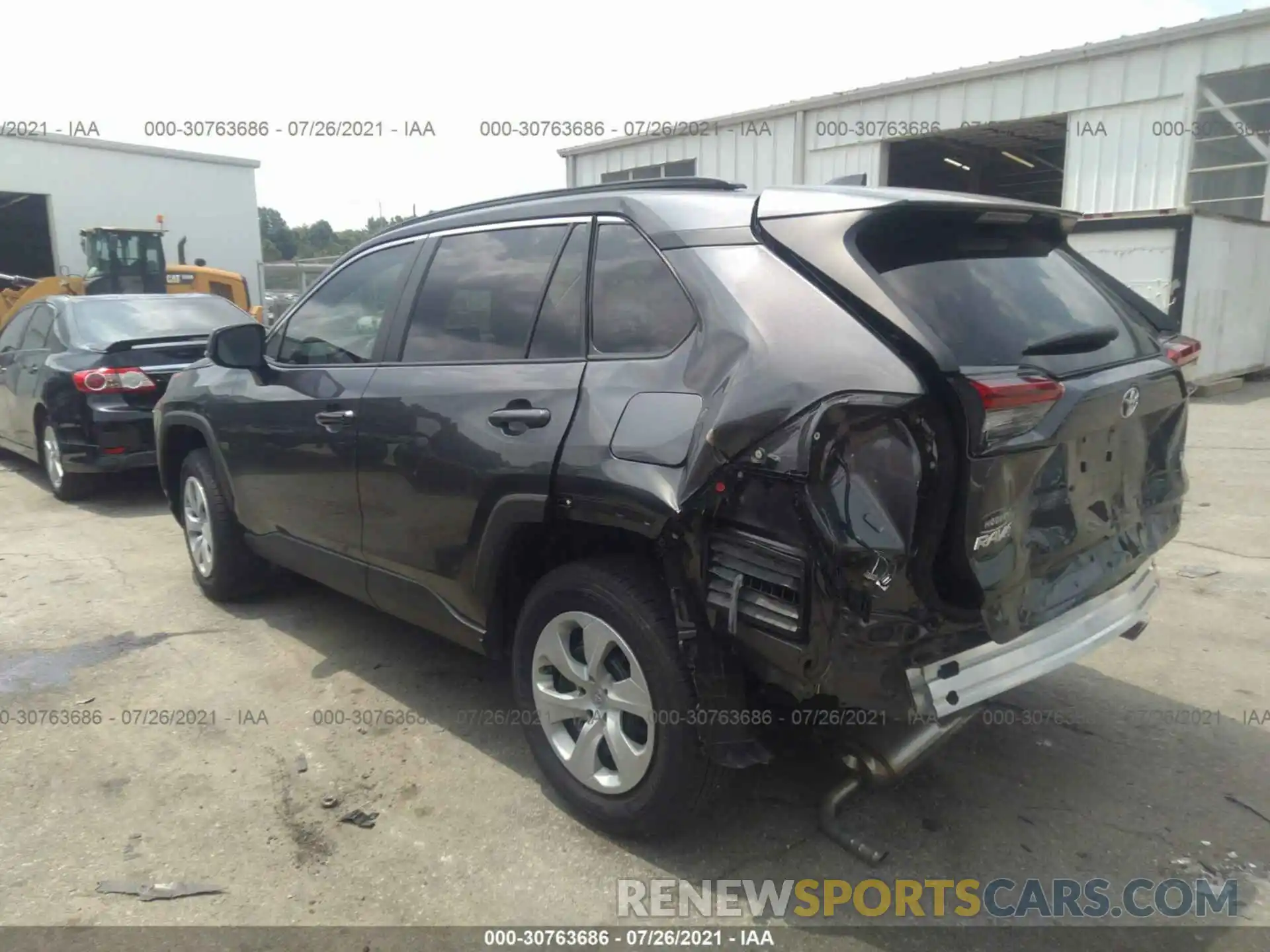 3 Photograph of a damaged car 2T3H1RFVXLC075345 TOYOTA RAV4 2020