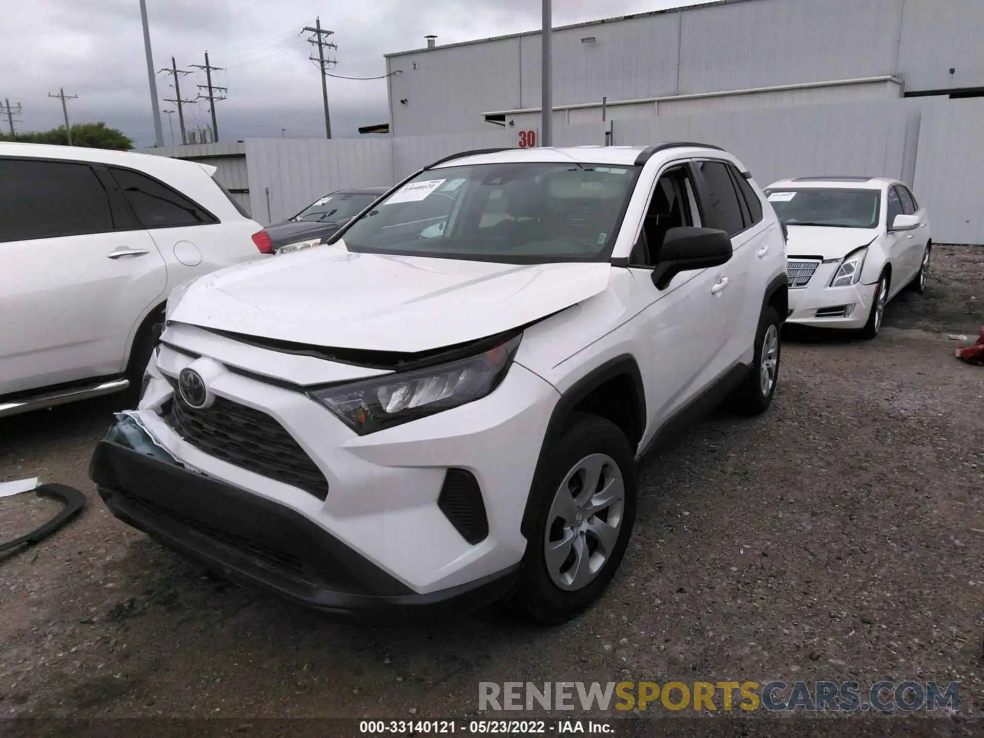 2 Photograph of a damaged car 2T3H1RFVXLC075488 TOYOTA RAV4 2020