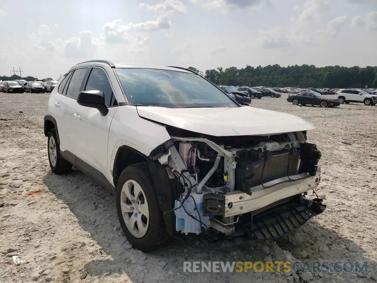 1 Photograph of a damaged car 2T3H1RFVXLW058320 TOYOTA RAV4 2020