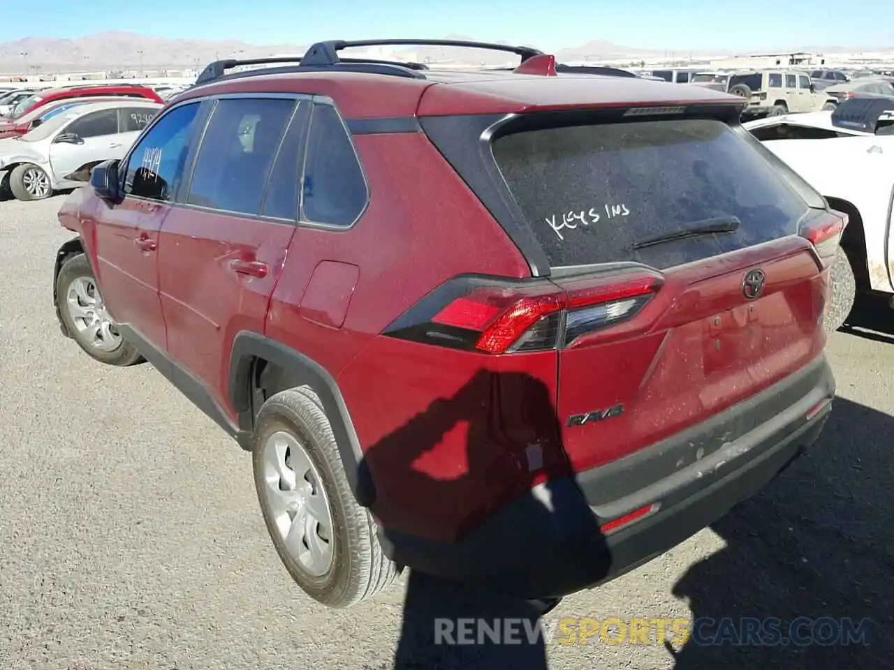 3 Photograph of a damaged car 2T3H1RFVXLW066076 TOYOTA RAV4 2020