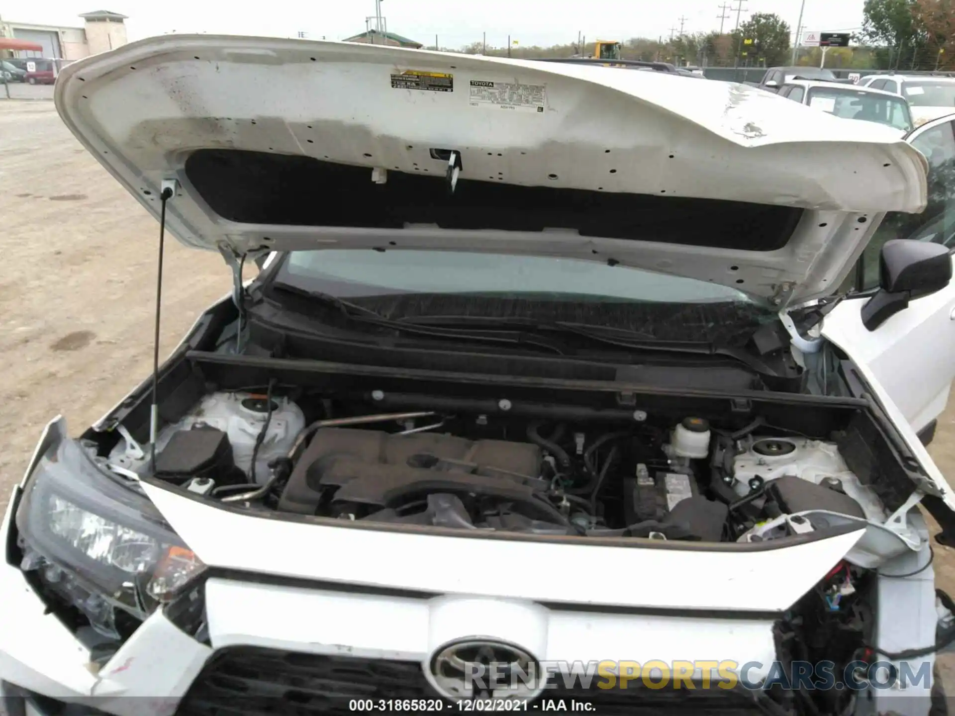 10 Фотография поврежденного автомобиля 2T3H1RFVXLW100792 TOYOTA RAV4 2020