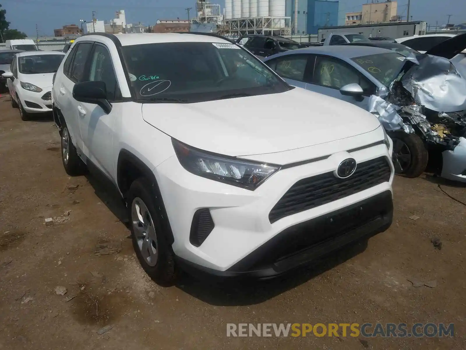 1 Фотография поврежденного автомобиля 2T3H1RFVXLW101893 TOYOTA RAV4 2020