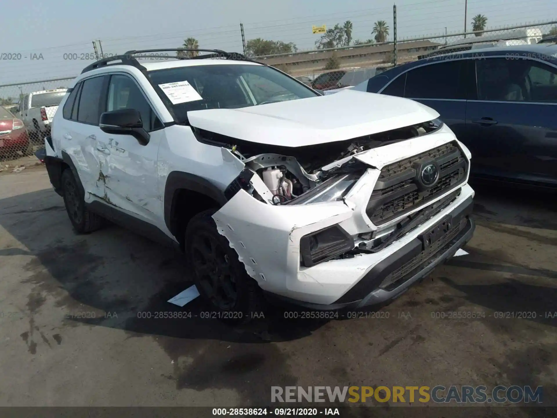 1 Photograph of a damaged car 2T3J1RFV0LC082368 TOYOTA RAV4 2020