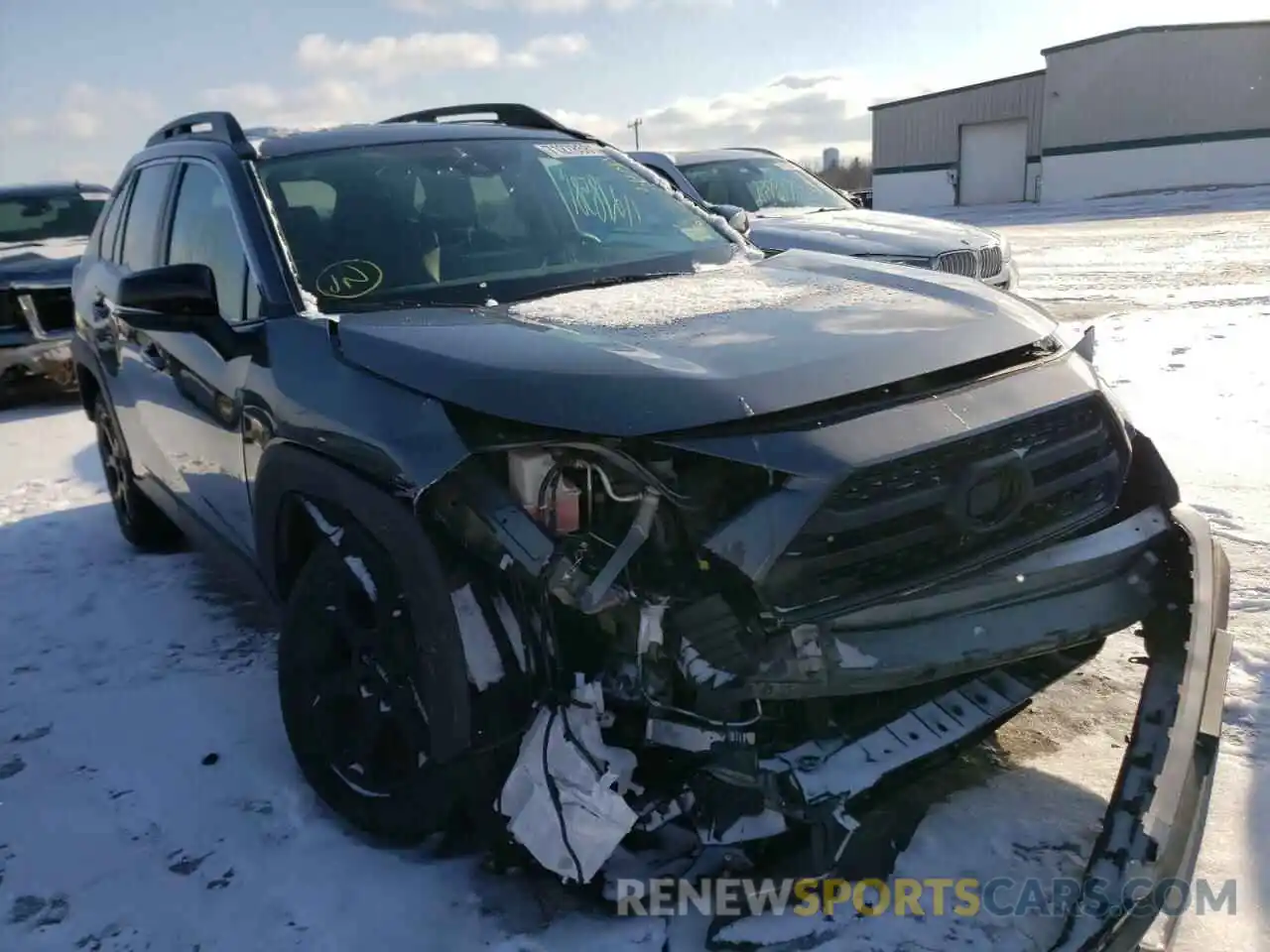 1 Photograph of a damaged car 2T3J1RFV0LC105826 TOYOTA RAV4 2020