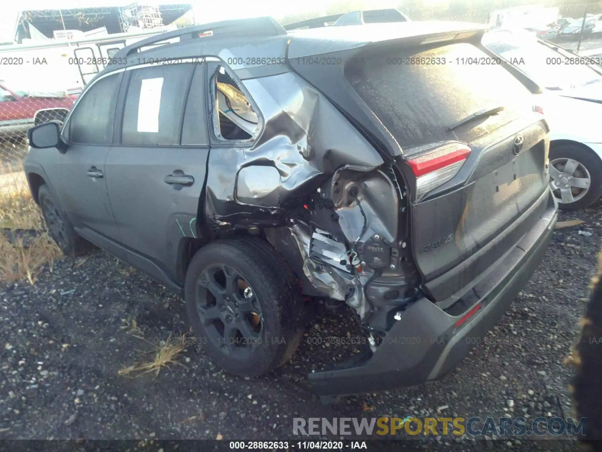 3 Photograph of a damaged car 2T3J1RFV0LC116664 TOYOTA RAV4 2020