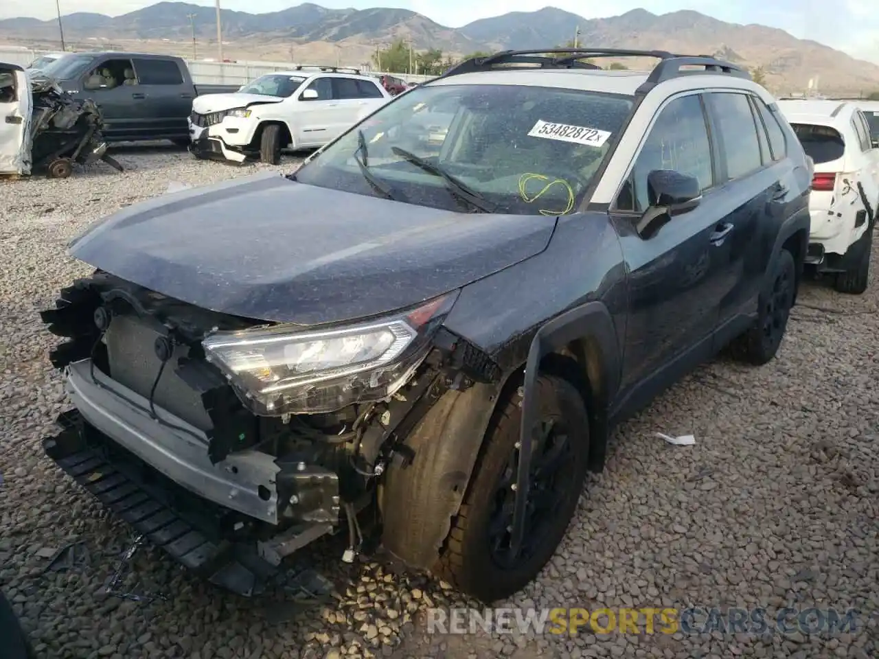 2 Photograph of a damaged car 2T3J1RFV0LC119435 TOYOTA RAV4 2020