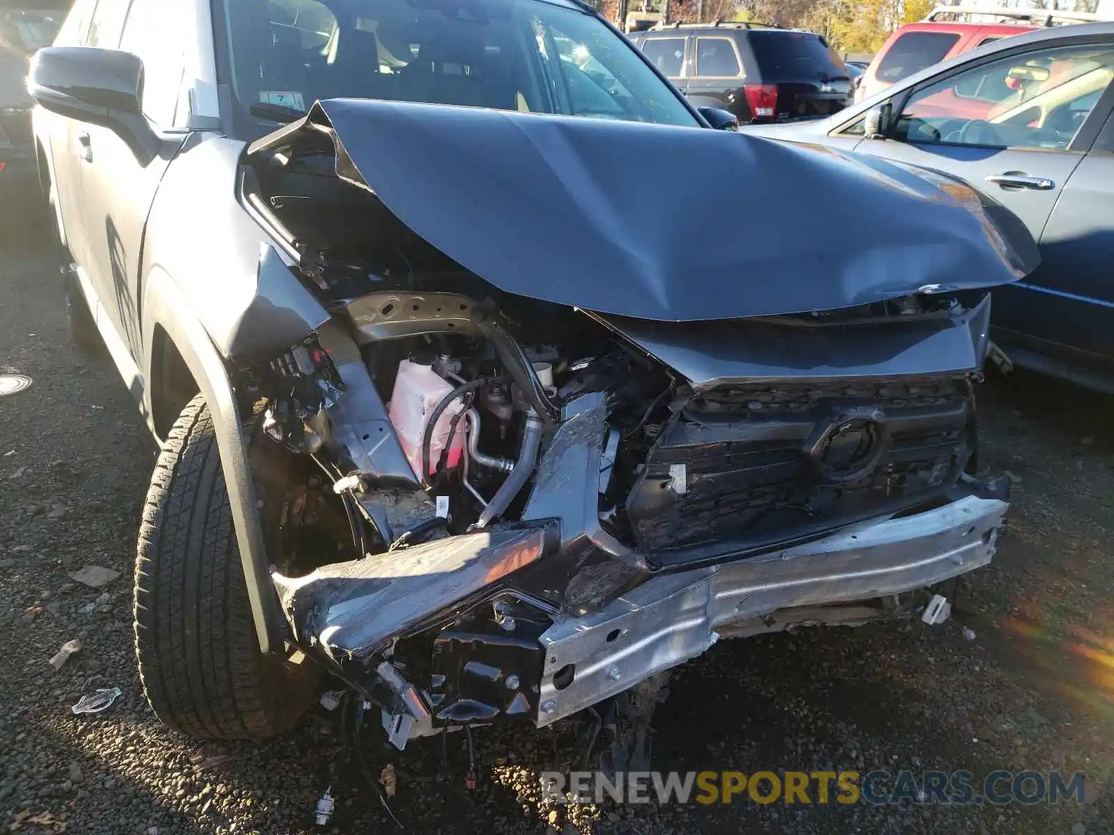 9 Photograph of a damaged car 2T3J1RFV1LC067619 TOYOTA RAV4 2020