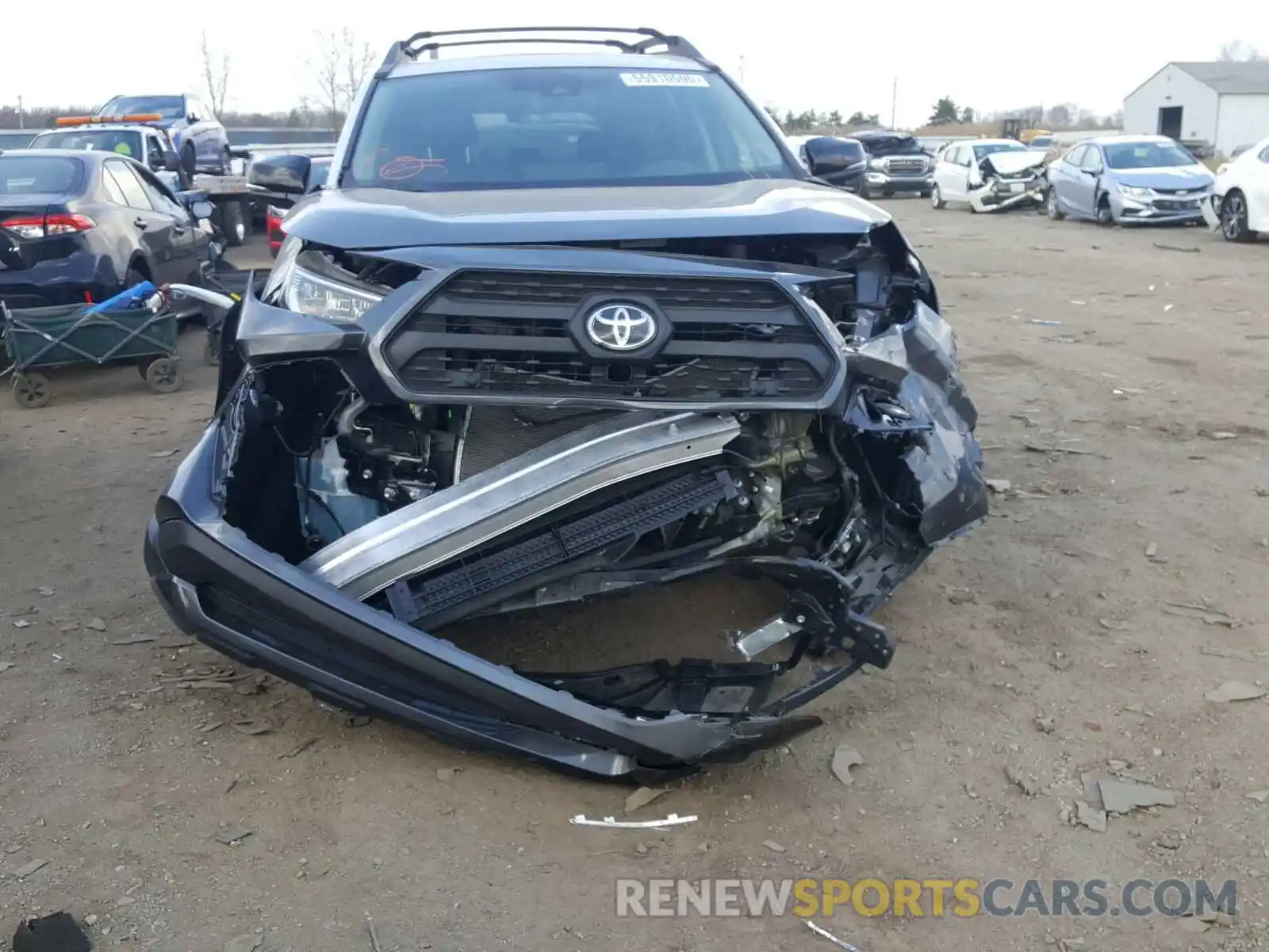 9 Photograph of a damaged car 2T3J1RFV1LC074487 TOYOTA RAV4 2020