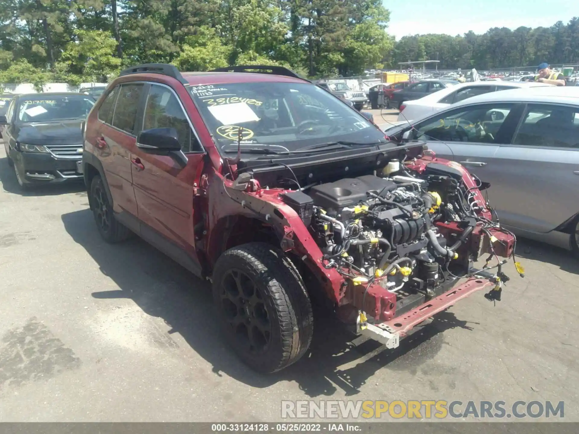 1 Photograph of a damaged car 2T3J1RFV1LC095632 TOYOTA RAV4 2020