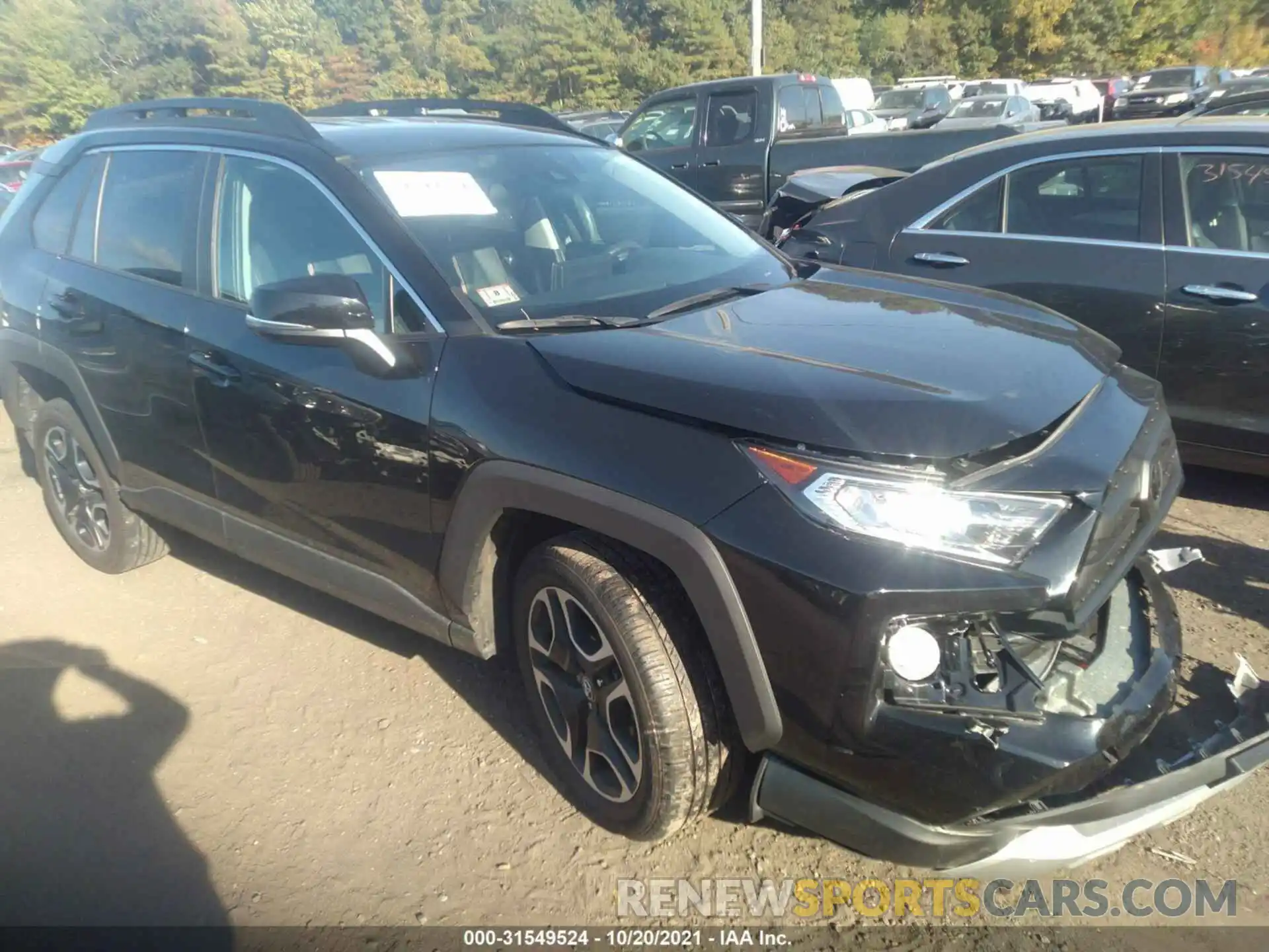 1 Photograph of a damaged car 2T3J1RFV1LC121386 TOYOTA RAV4 2020