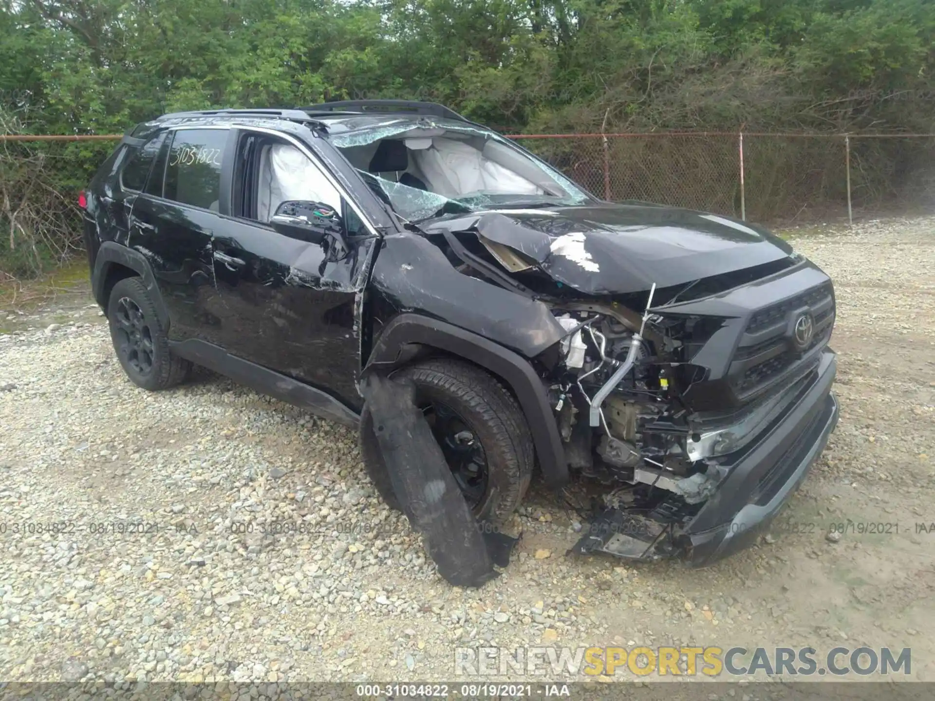 1 Photograph of a damaged car 2T3J1RFV2LC067080 TOYOTA RAV4 2020