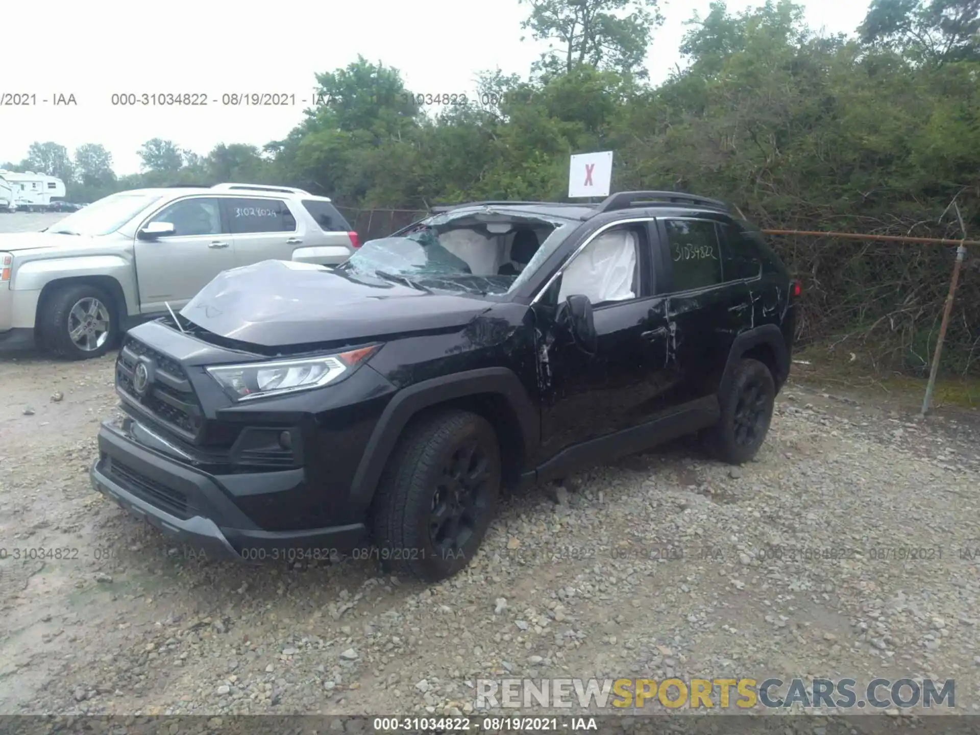 2 Photograph of a damaged car 2T3J1RFV2LC067080 TOYOTA RAV4 2020