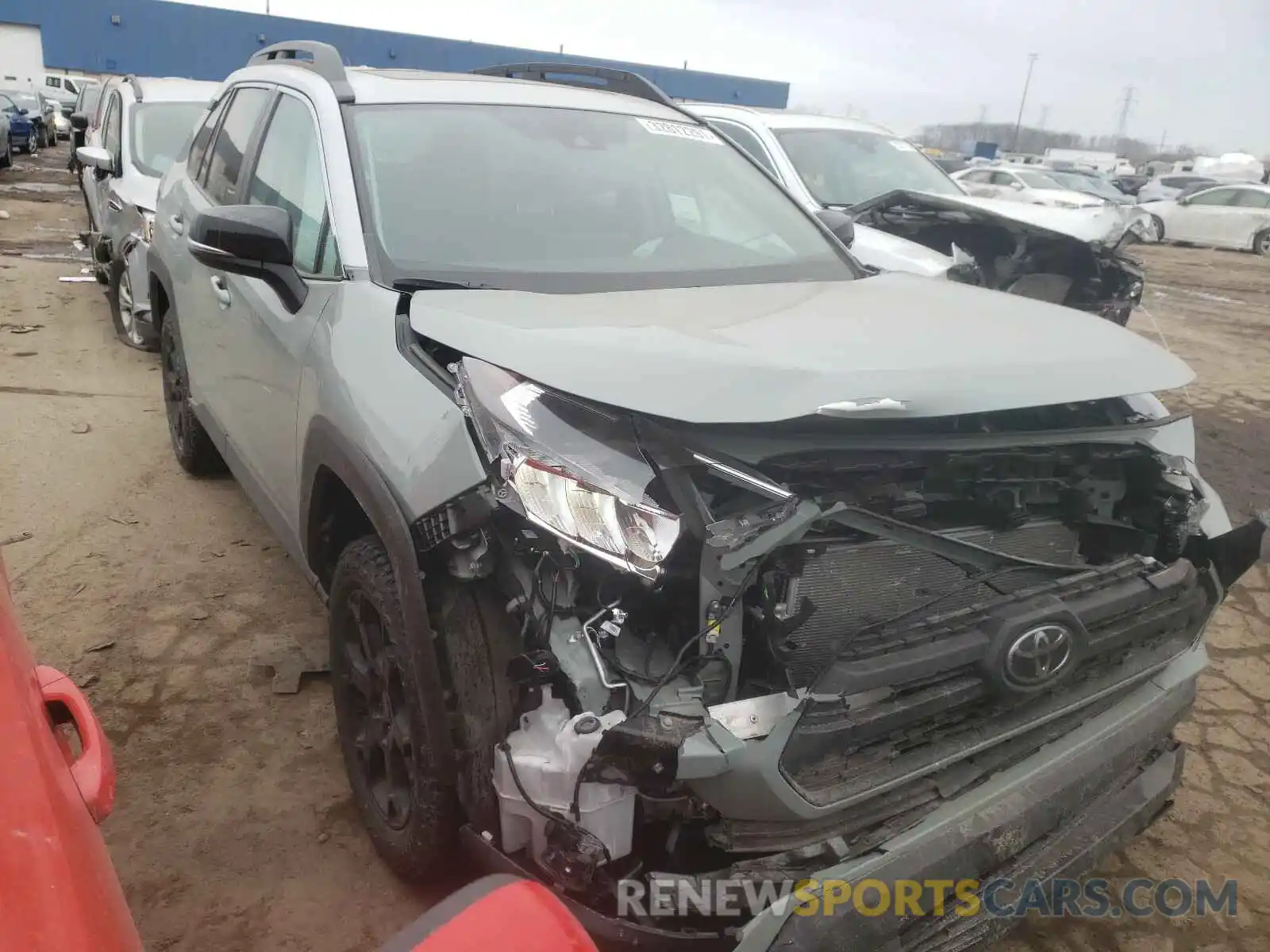 1 Photograph of a damaged car 2T3J1RFV2LC068522 TOYOTA RAV4 2020