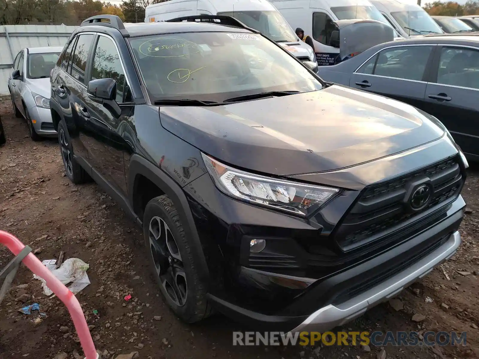 1 Photograph of a damaged car 2T3J1RFV2LC090522 TOYOTA RAV4 2020