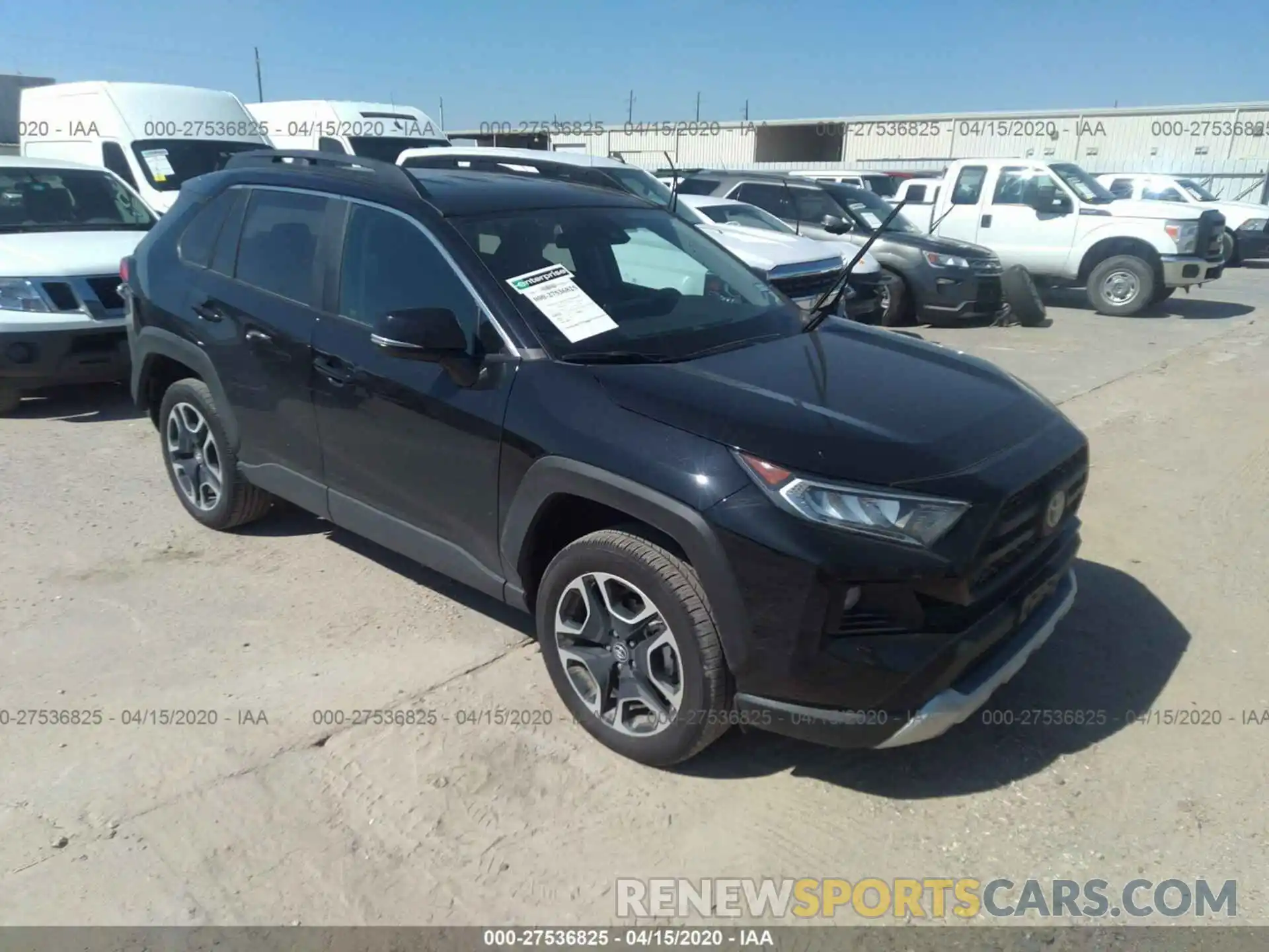 1 Photograph of a damaged car 2T3J1RFV2LC091041 TOYOTA RAV4 2020