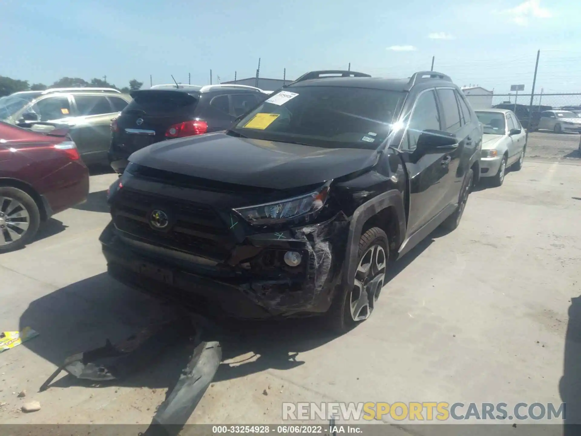 2 Photograph of a damaged car 2T3J1RFV2LC098989 TOYOTA RAV4 2020