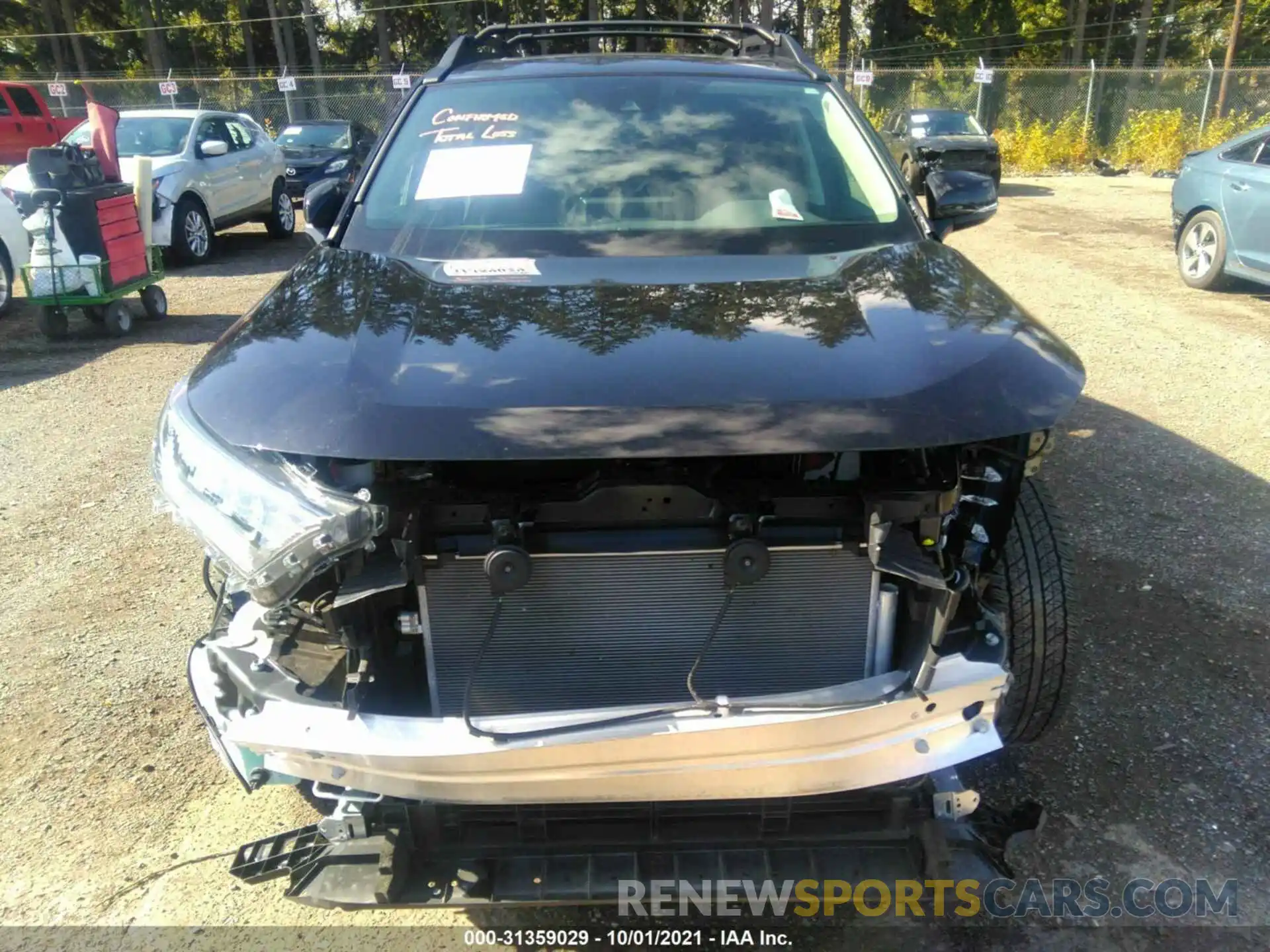 6 Photograph of a damaged car 2T3J1RFV2LC120778 TOYOTA RAV4 2020