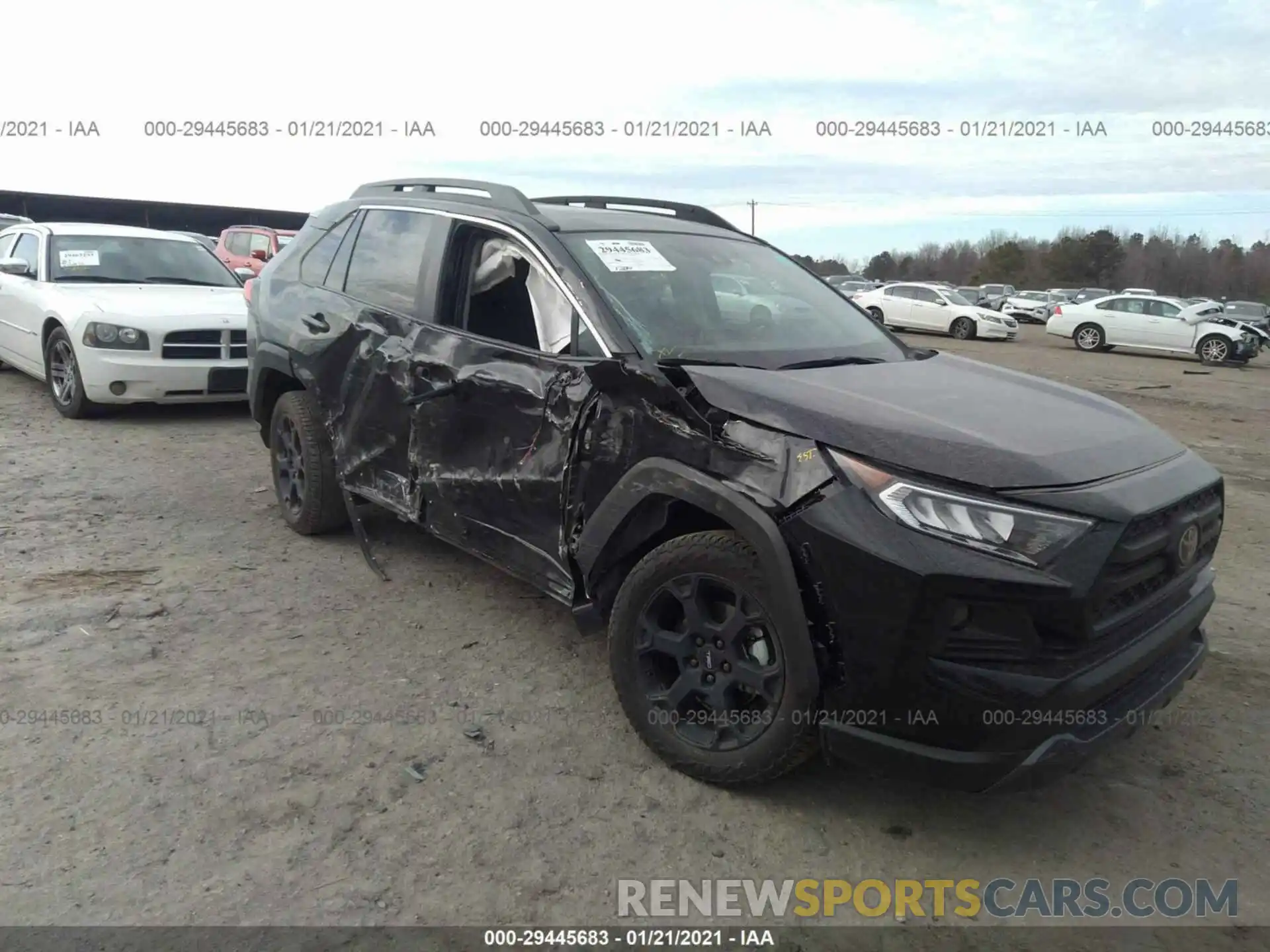 1 Photograph of a damaged car 2T3J1RFV3LC100376 TOYOTA RAV4 2020