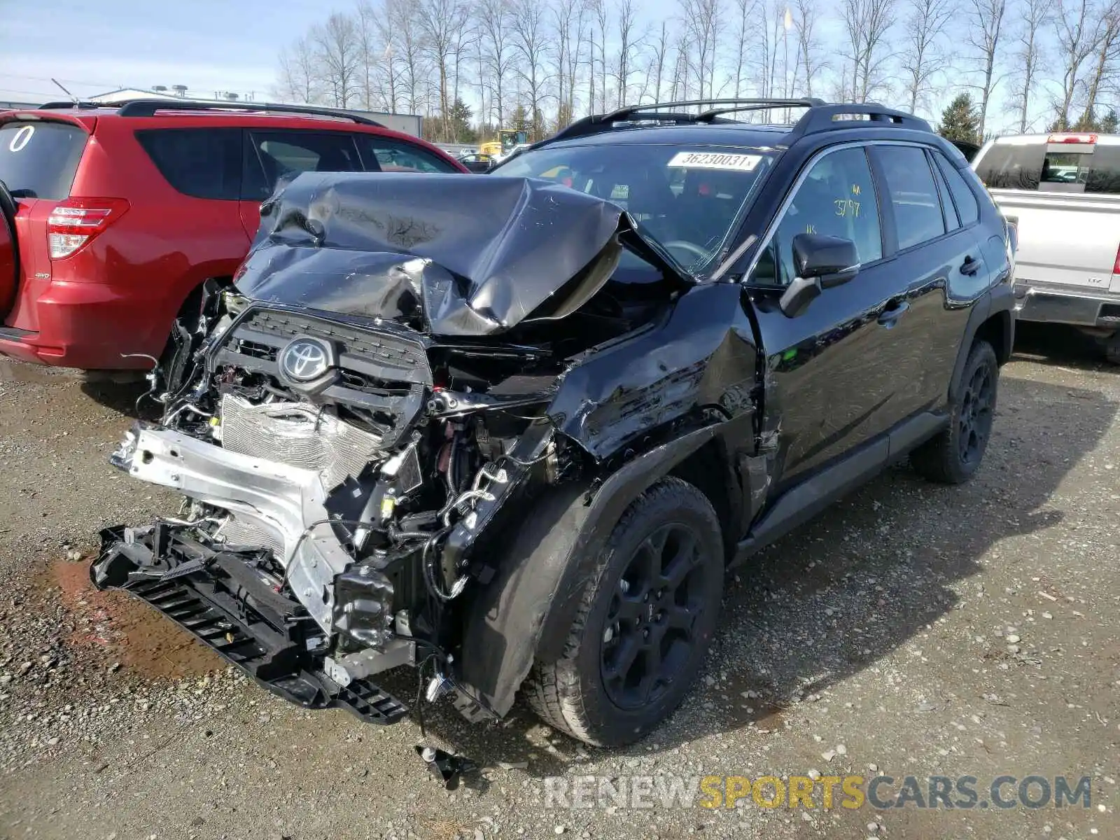 2 Photograph of a damaged car 2T3J1RFV3LC133720 TOYOTA RAV4 2020