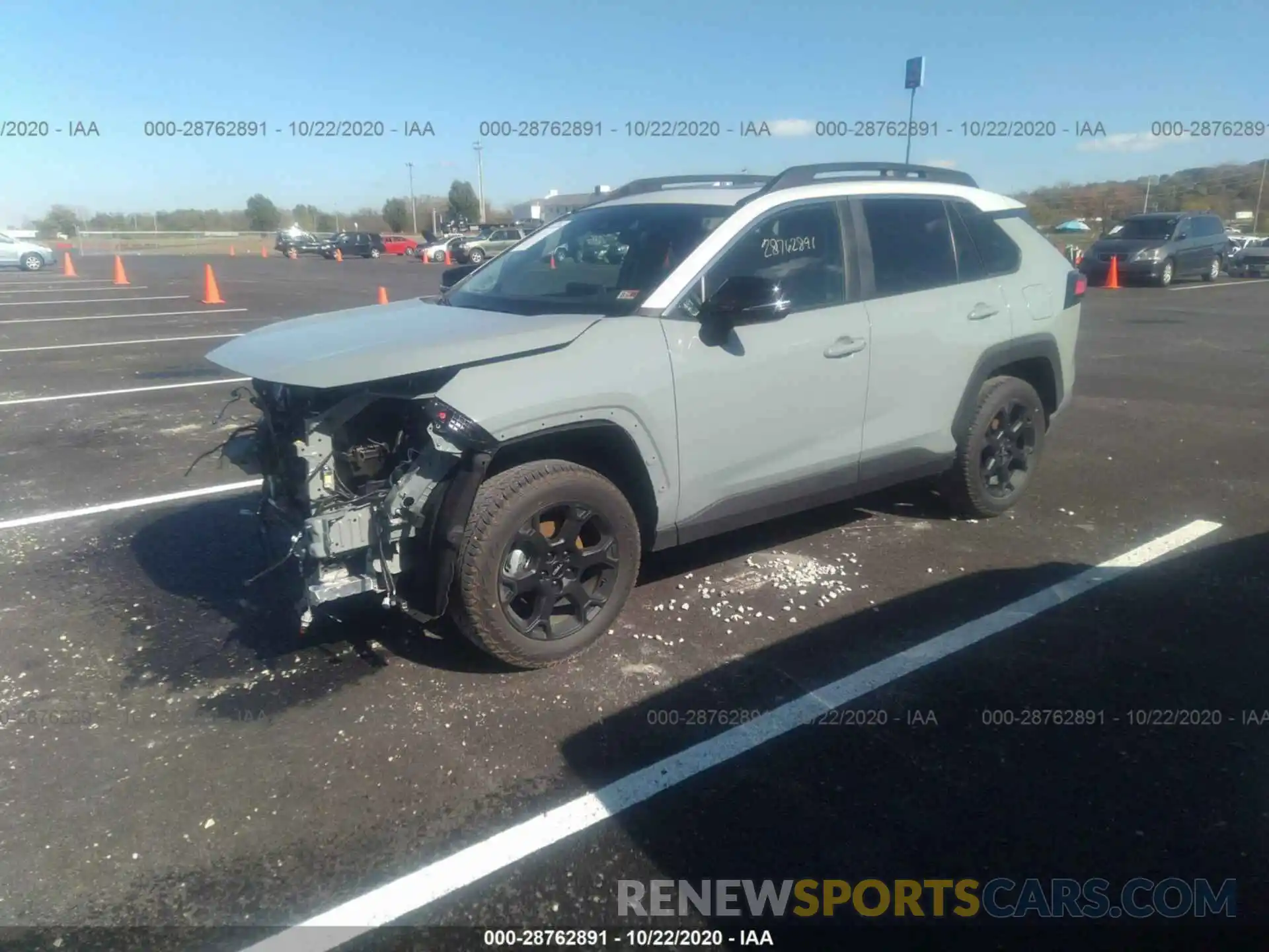 2 Photograph of a damaged car 2T3J1RFV4LC061619 TOYOTA RAV4 2020