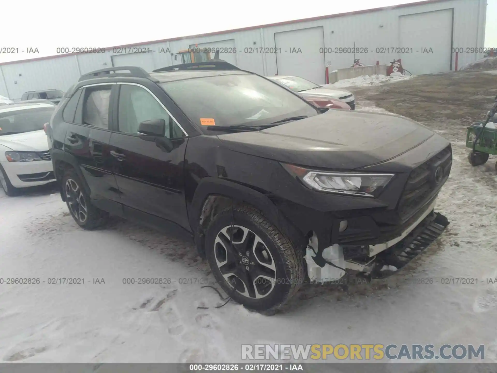 1 Photograph of a damaged car 2T3J1RFV4LC096564 TOYOTA RAV4 2020